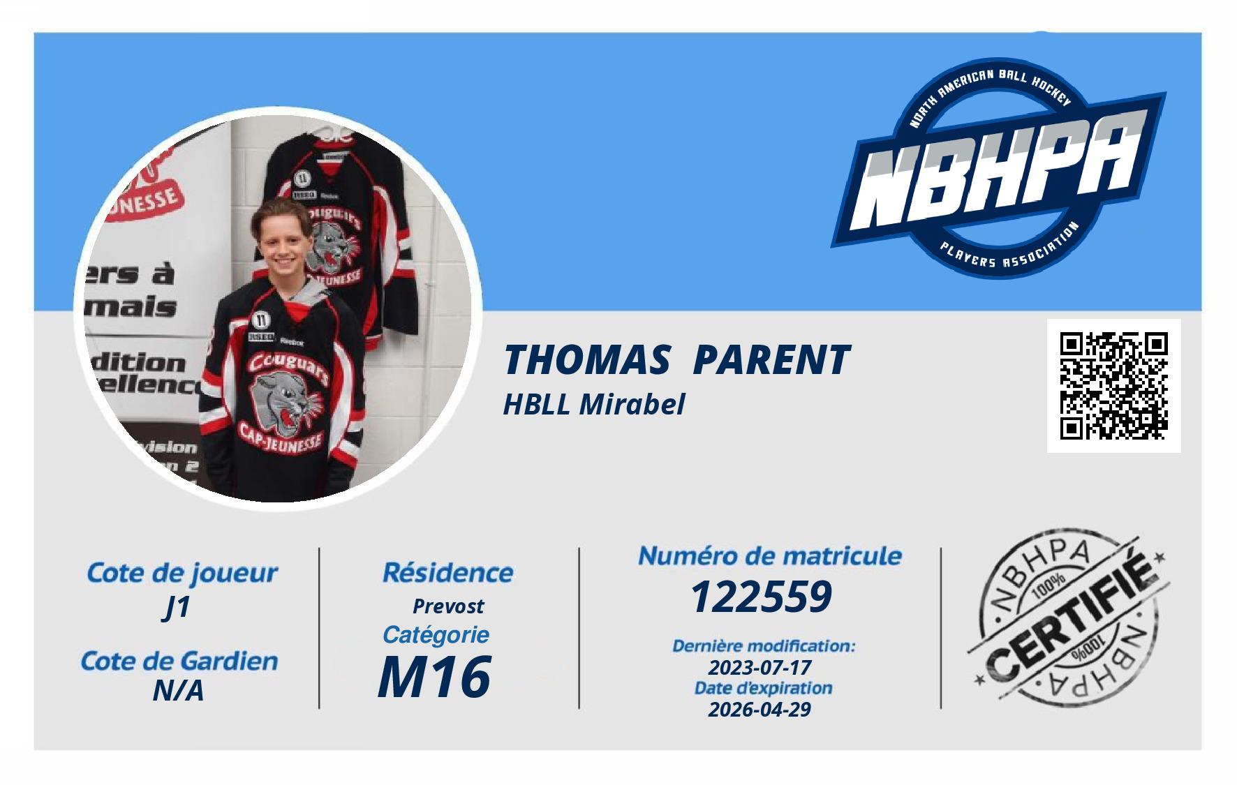 Thomas  Parent