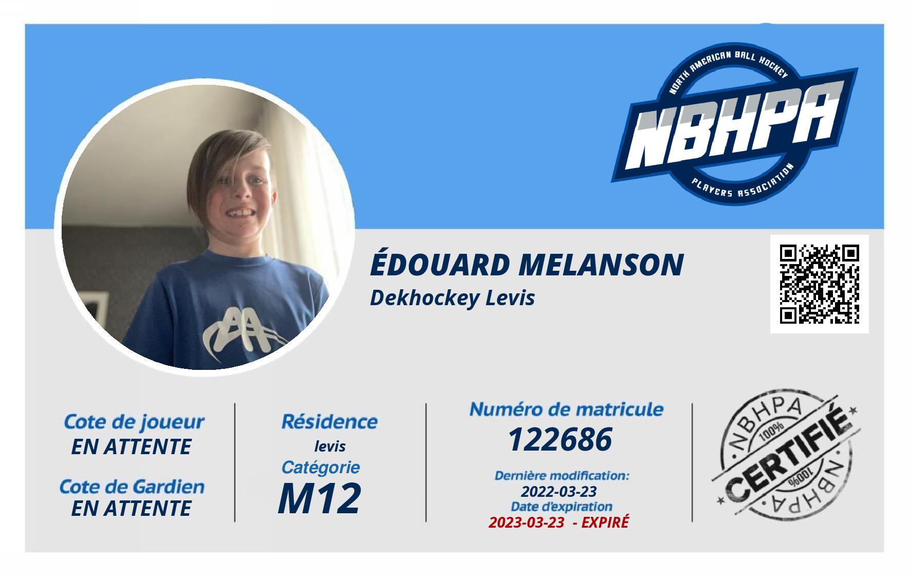 Édouard Melanson