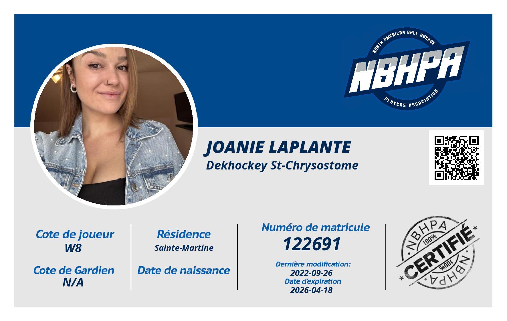 Joanie Laplante