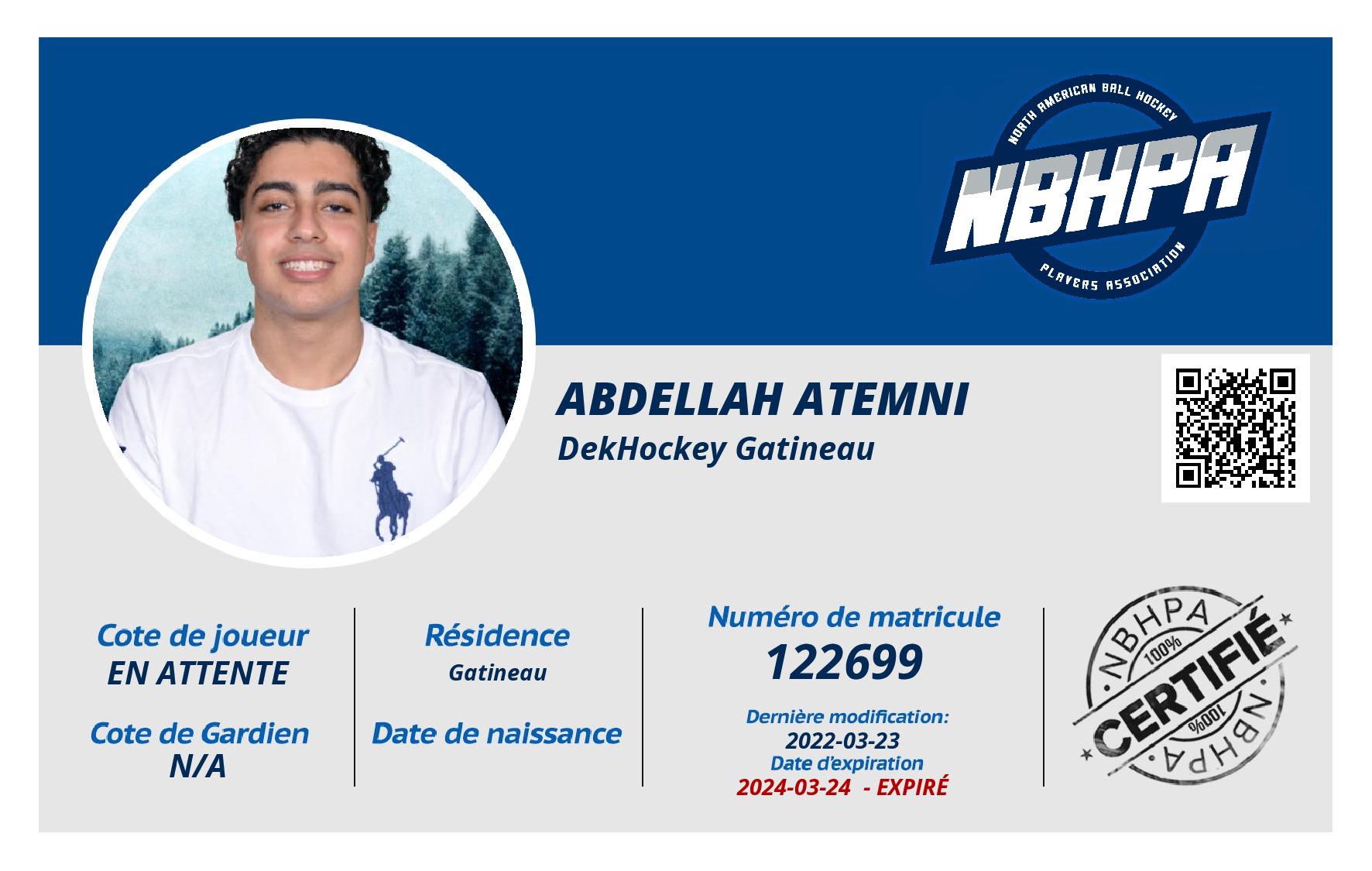 Abdellah Atemni 