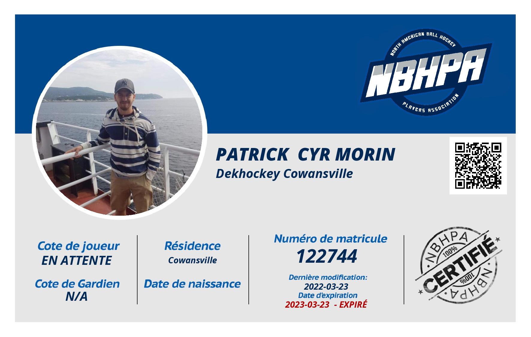 Patrick  Cyr Morin 