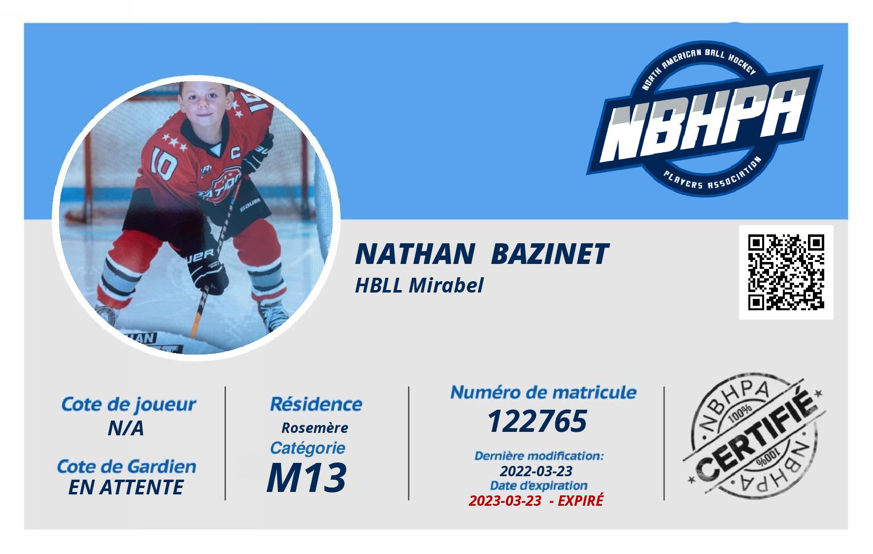Nathan  Bazinet