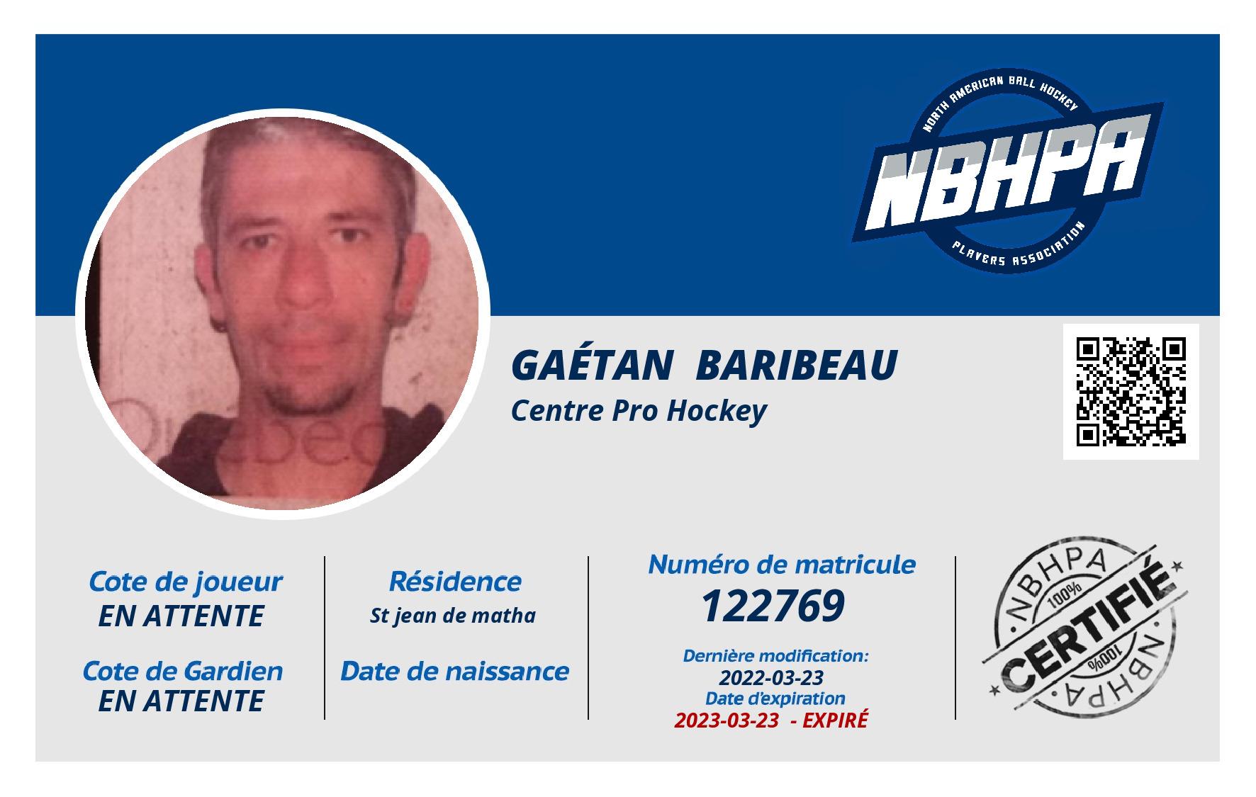 Gaétan  Baribeau 