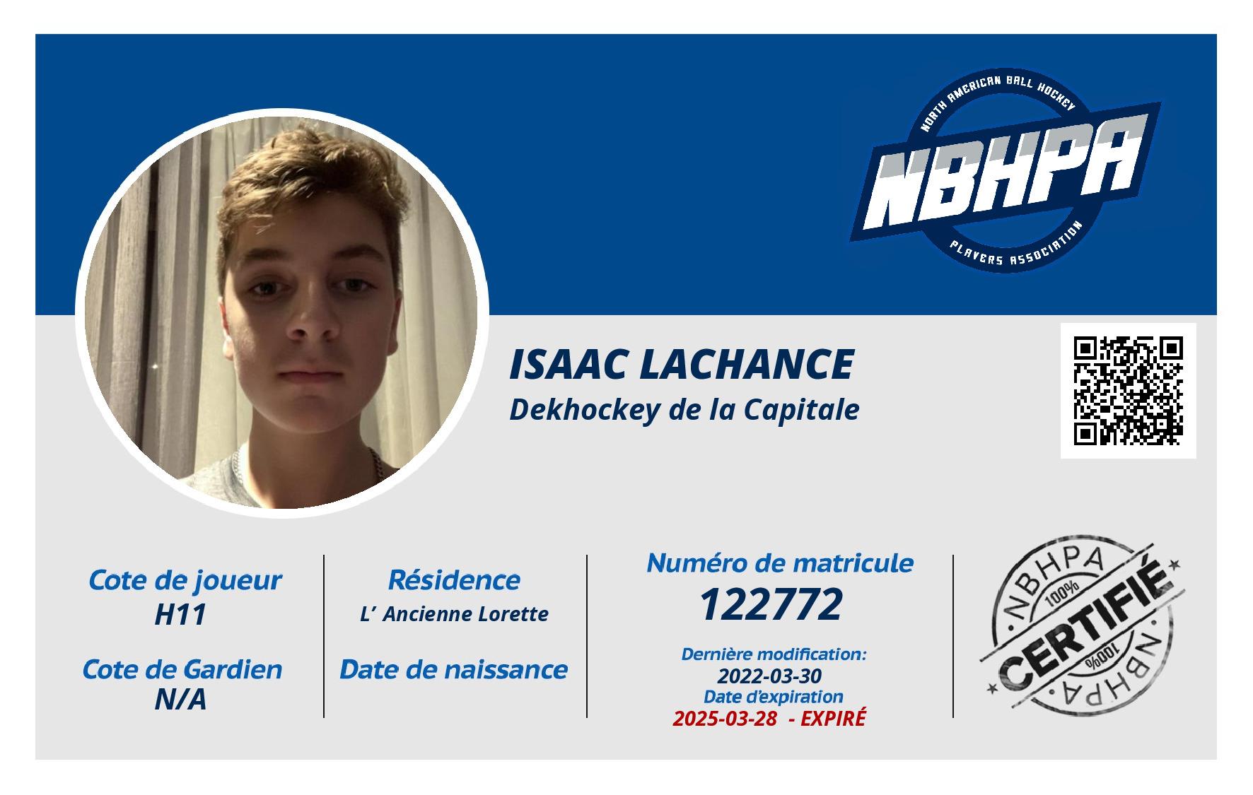 Isaac Lachance