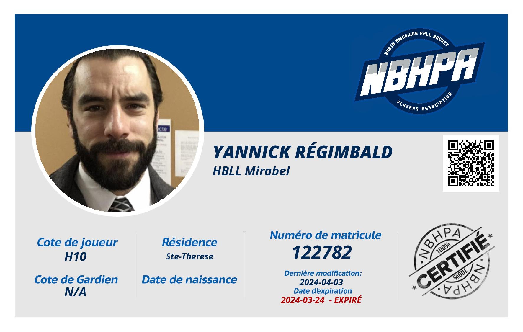 Yannick Régimbald