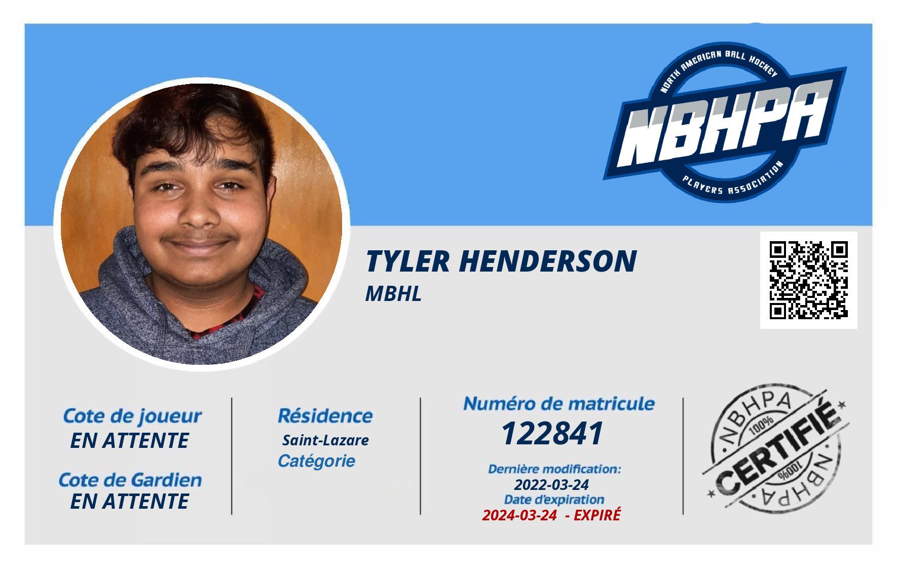 Tyler Henderson 