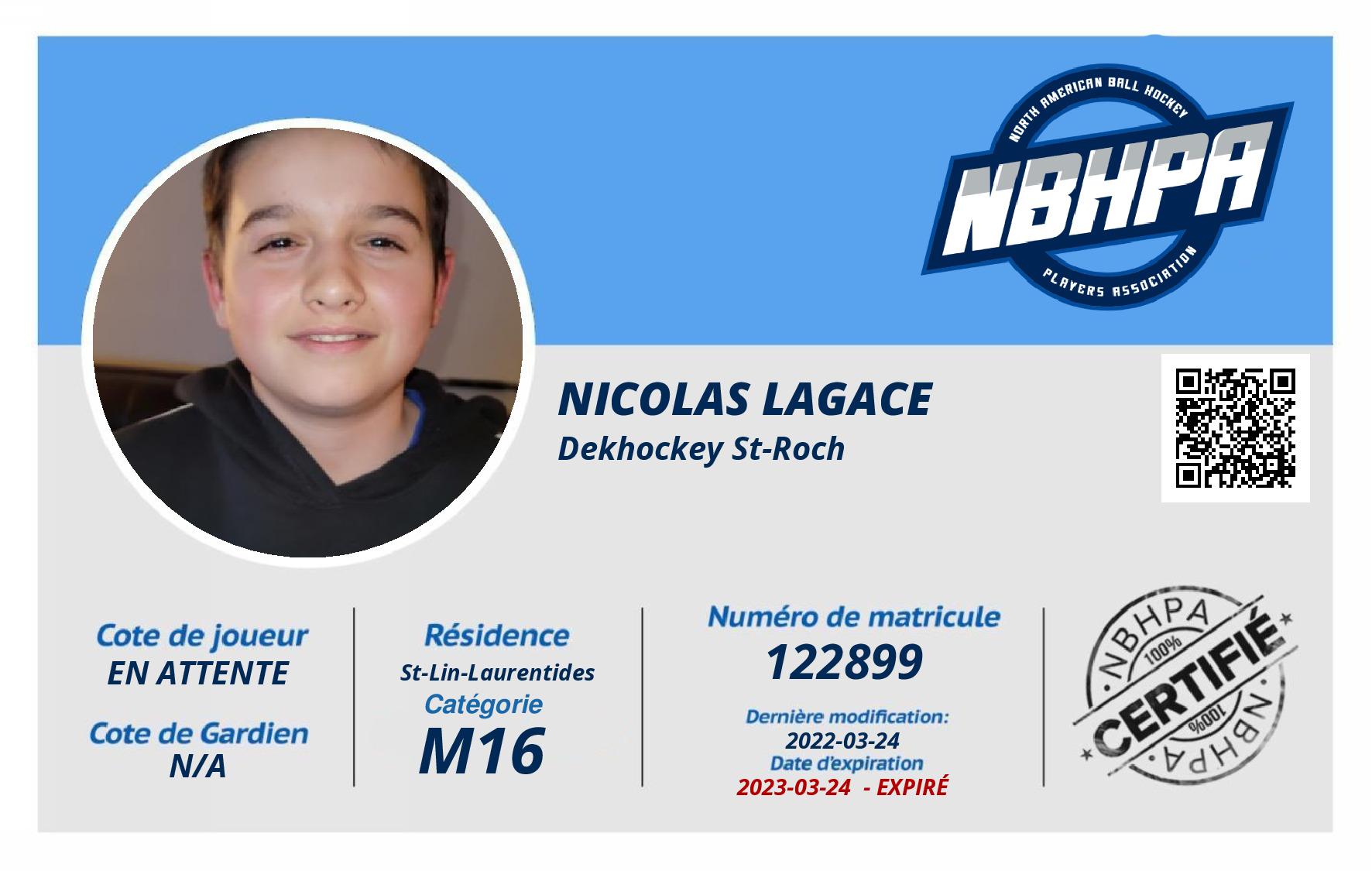 Nicolas Lagace