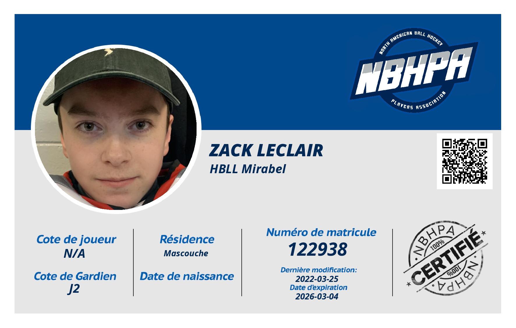 Zack LeClair