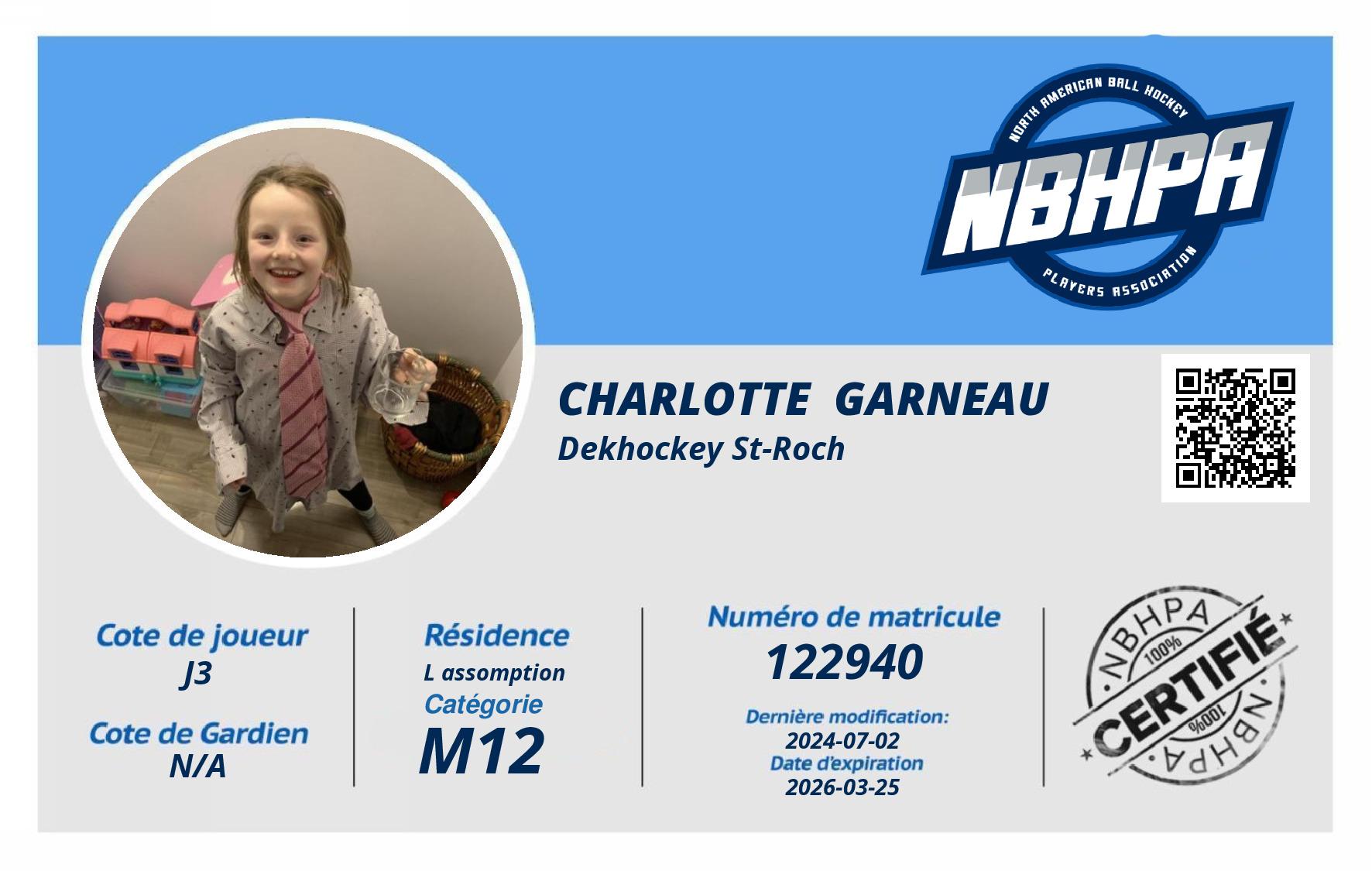 Charlotte  Garneau 