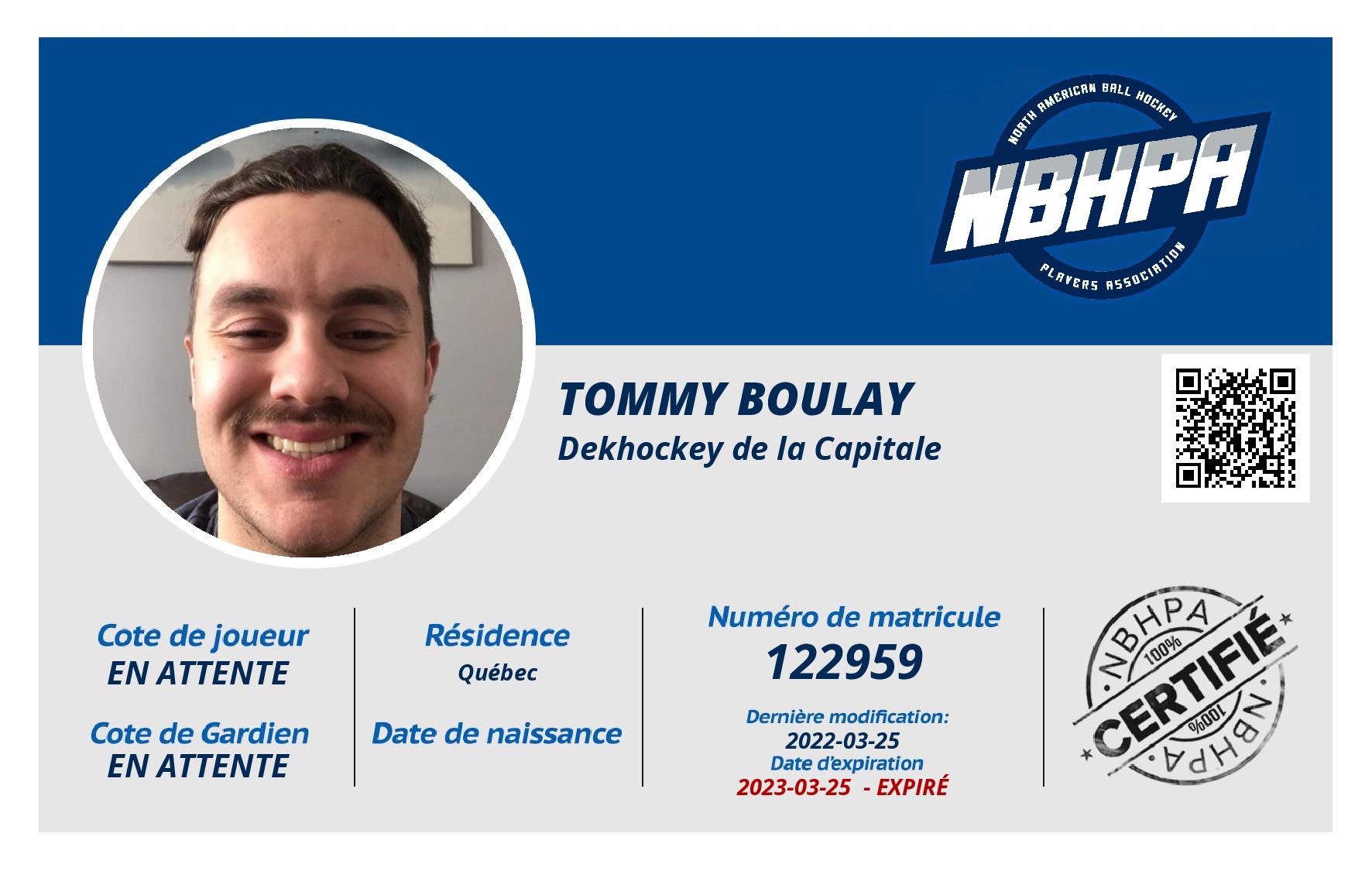 Tommy Boulay