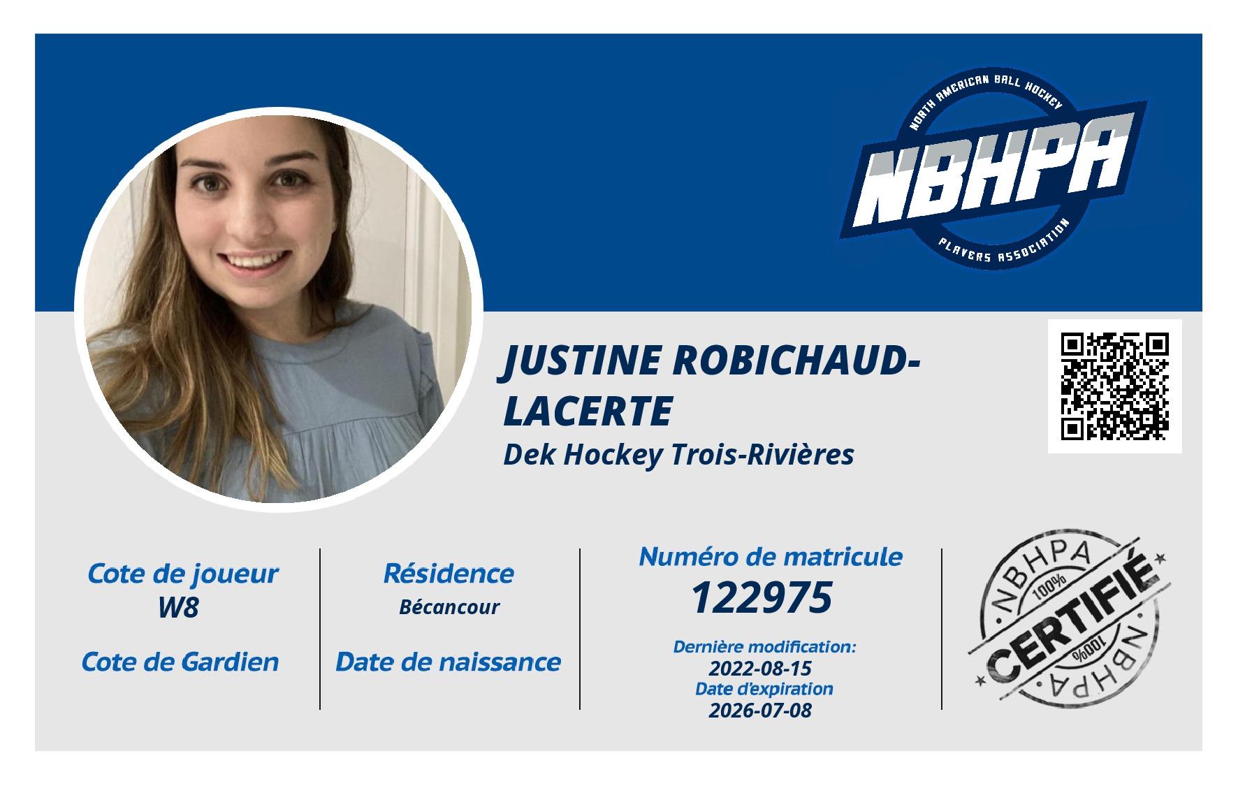 Justine Robichaud-Lacerte