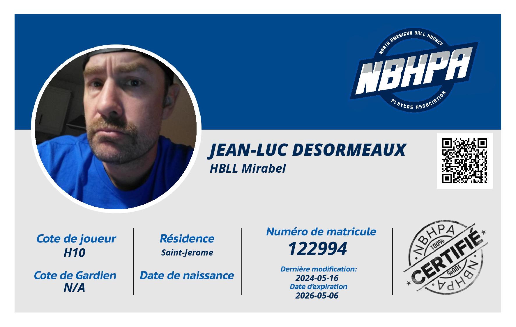 Jean-Luc Desormeaux