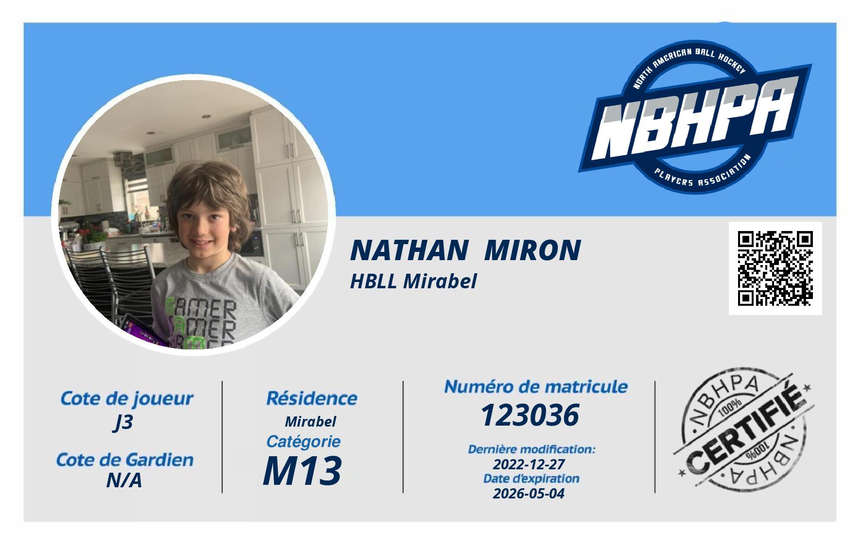 Nathan  Miron