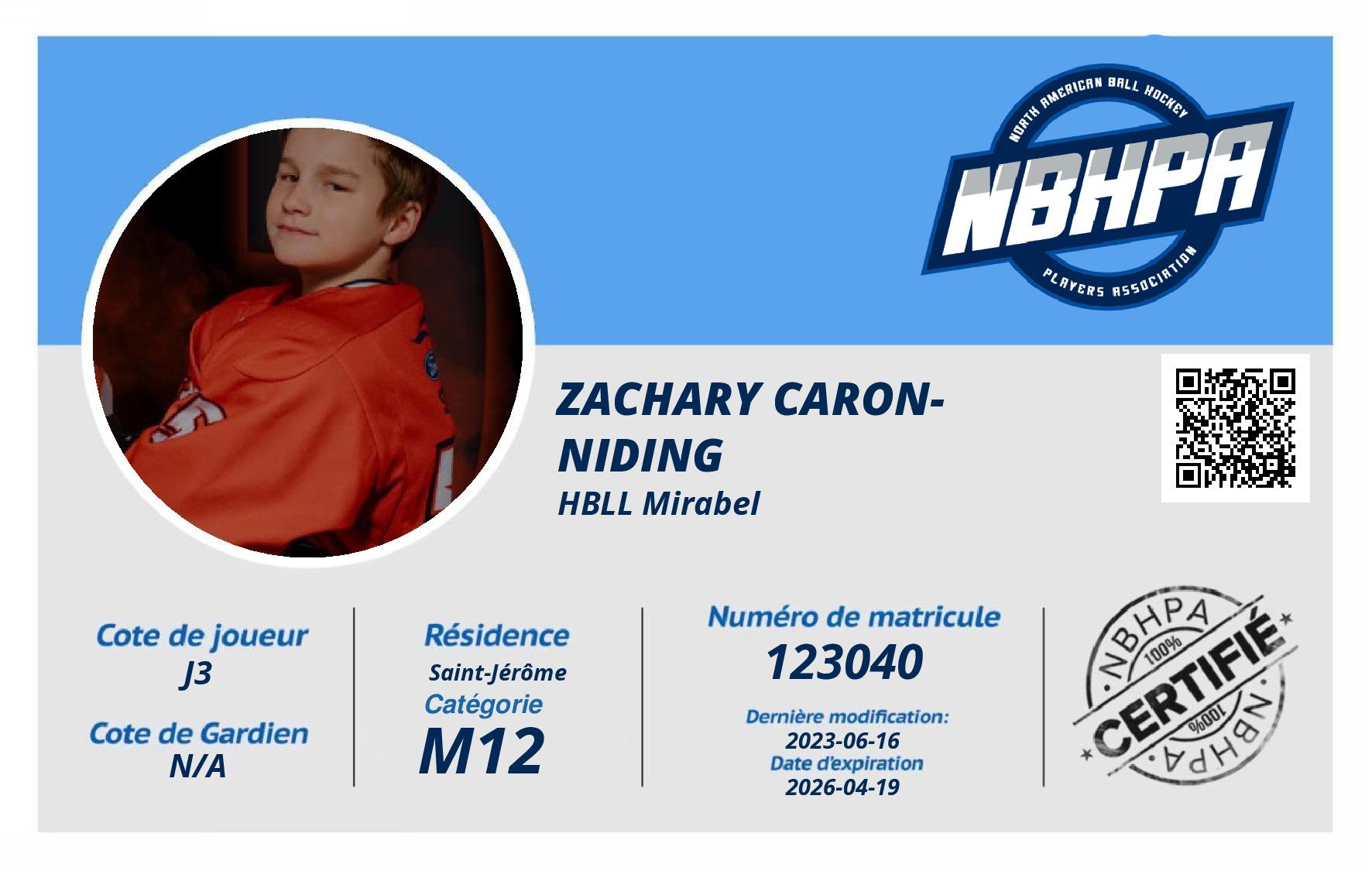 Zachary Caron-Niding