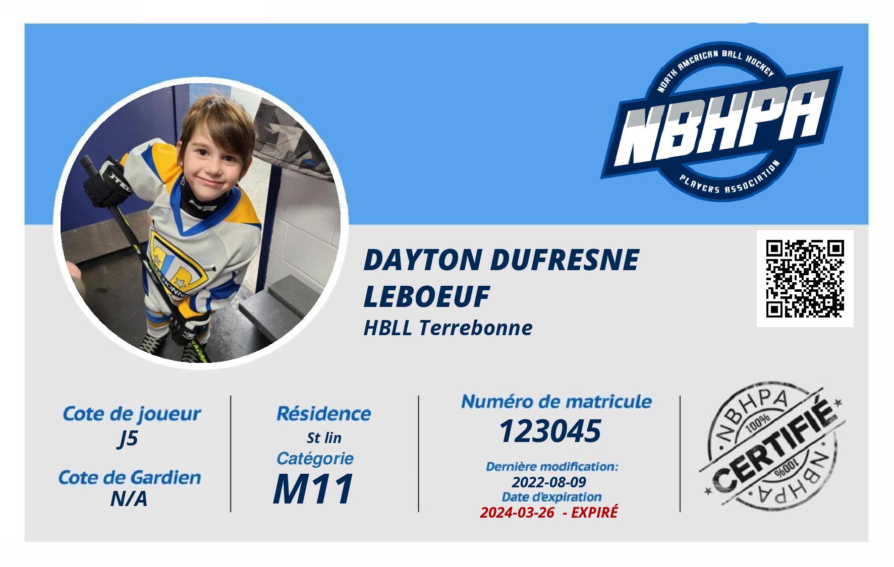 Dayton Dufresne Leboeuf