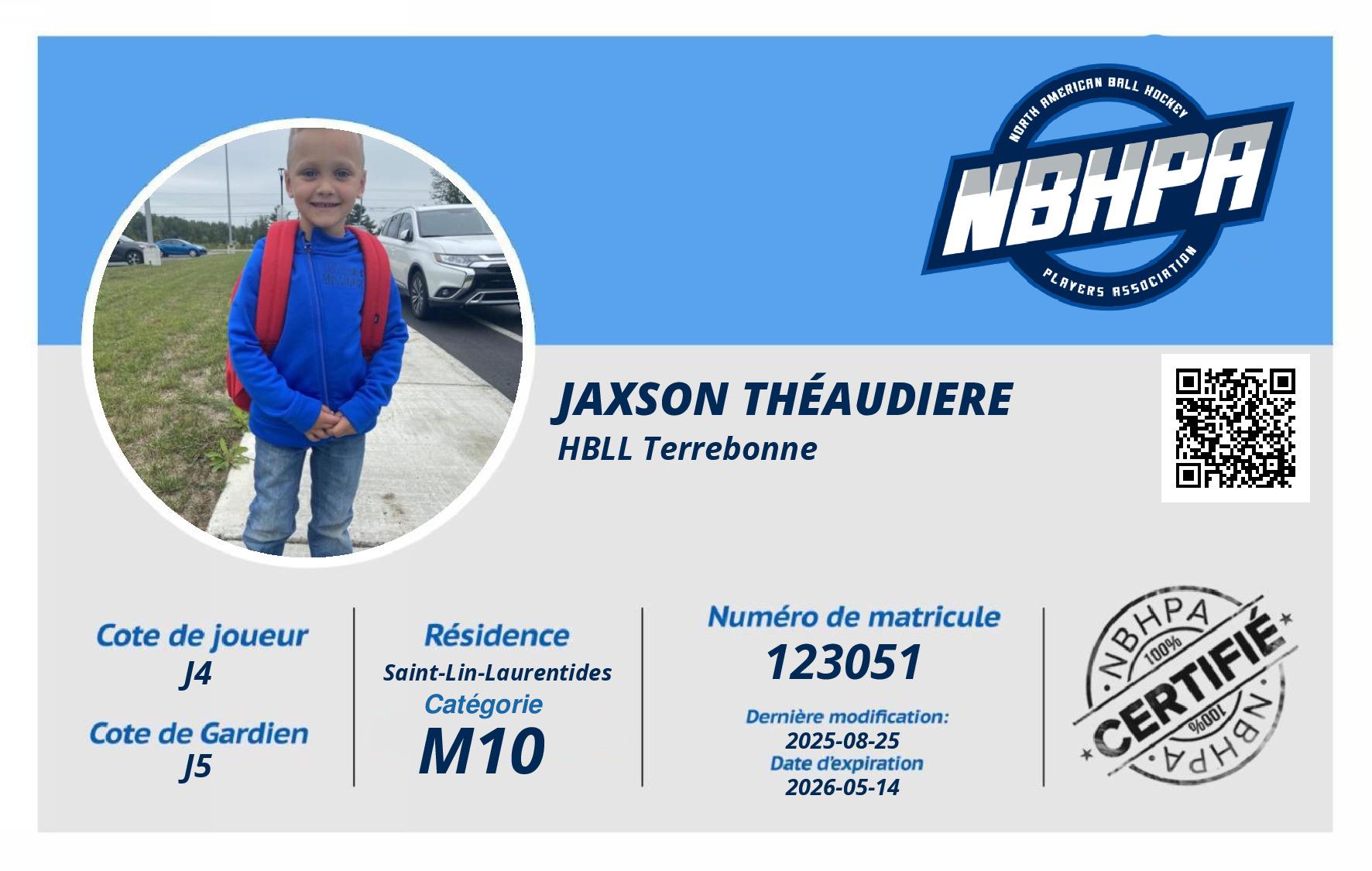 Jaxson Théaudiere