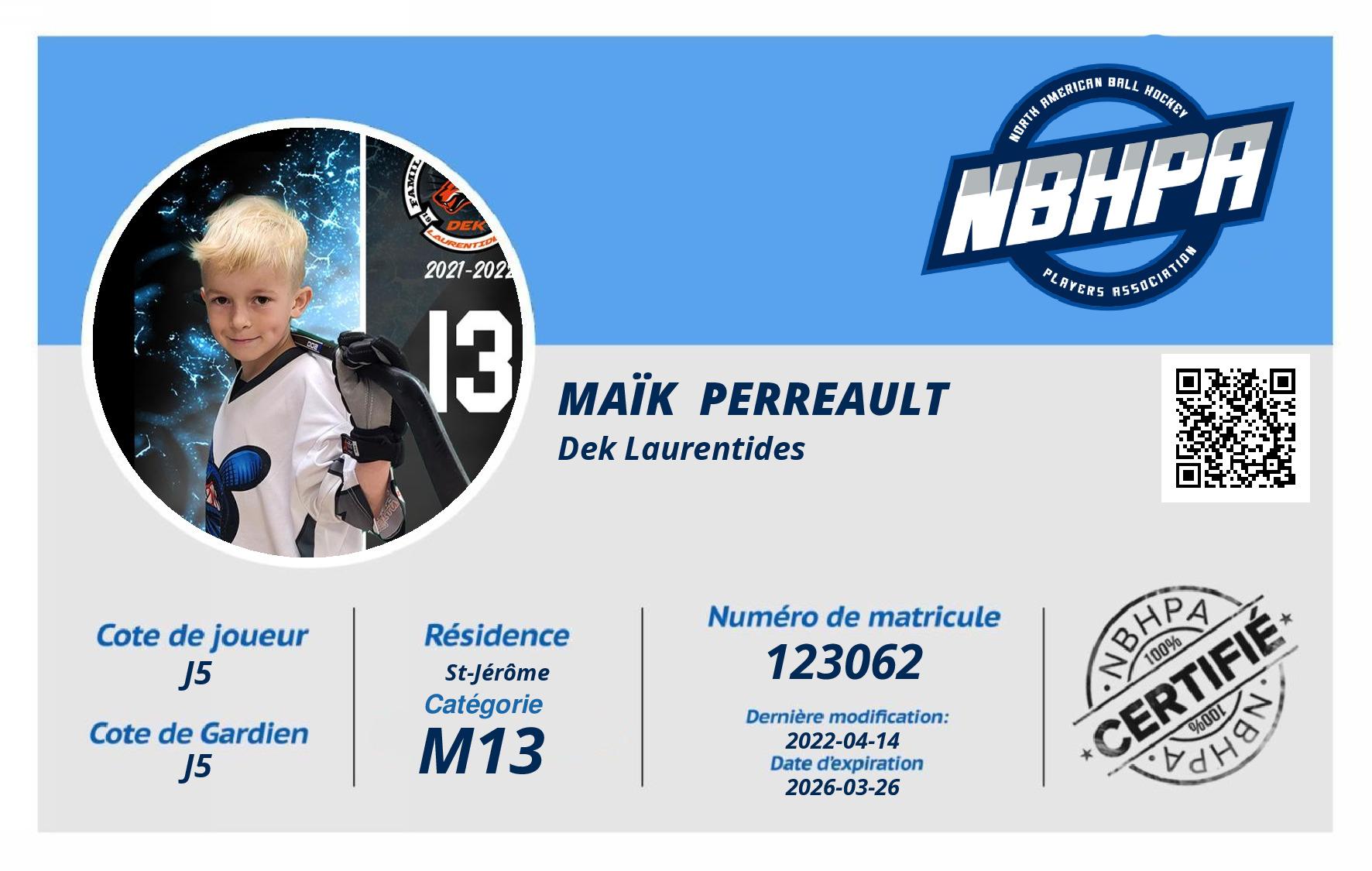 Maïk  Perreault