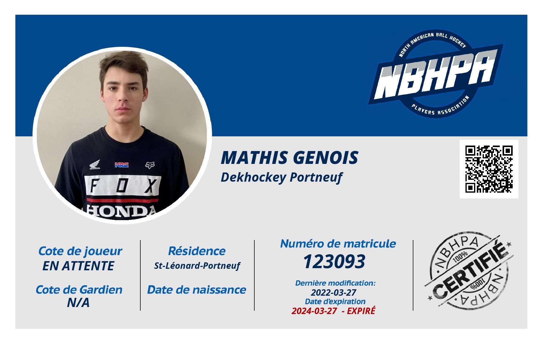 Mathis Genois
