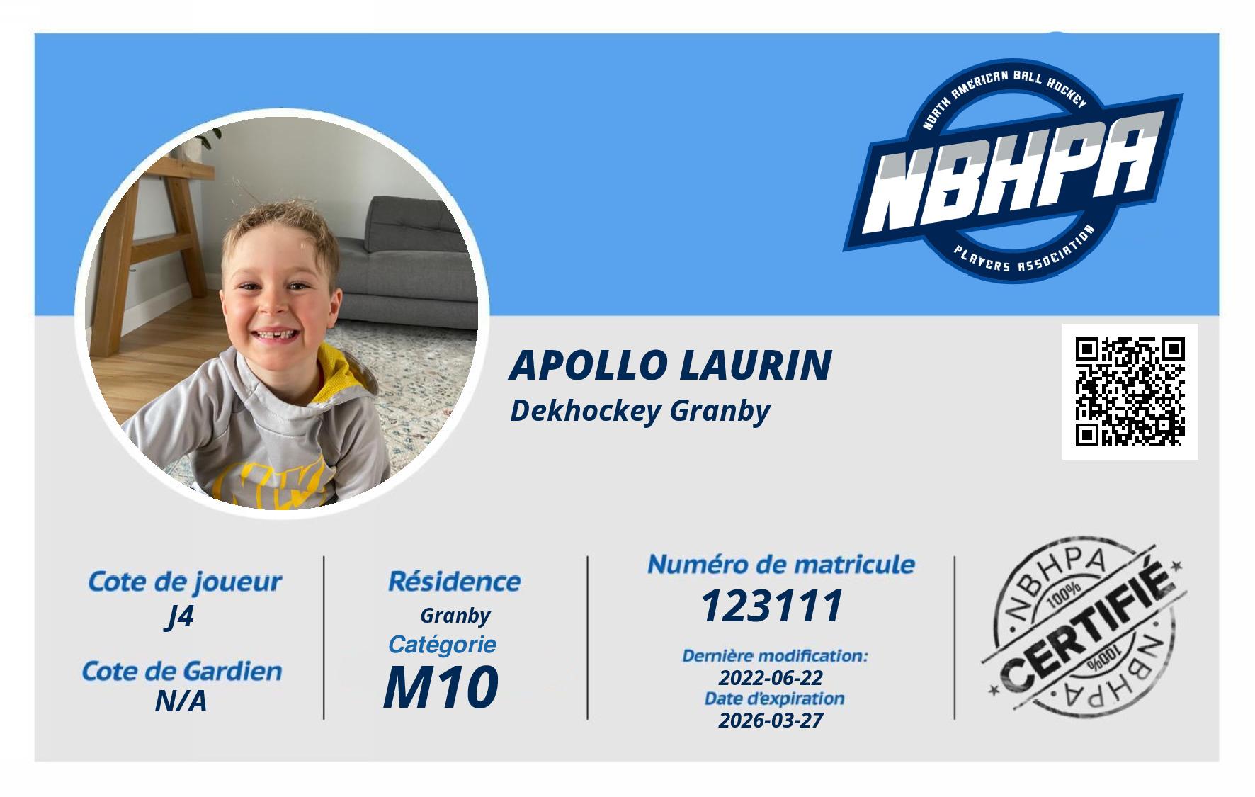 Apollo Laurin