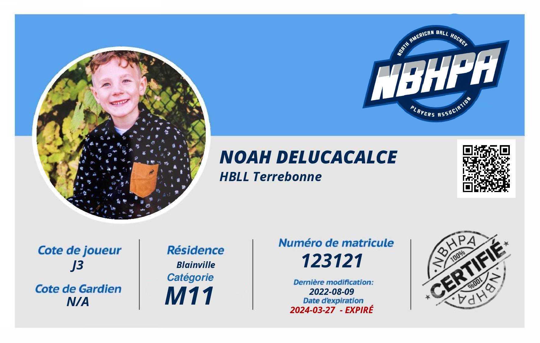 Noah Delucacalce