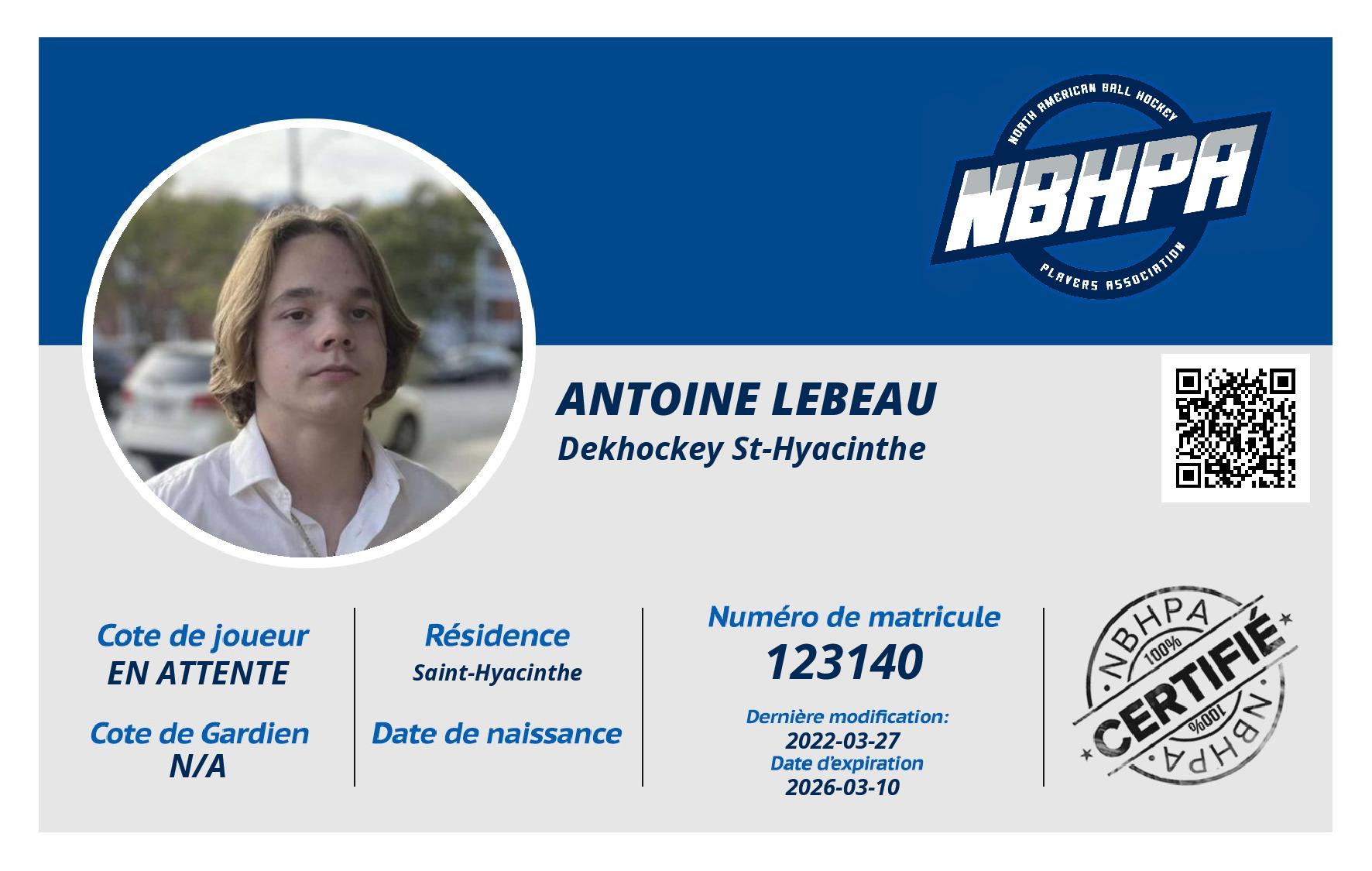 Antoine Lebeau