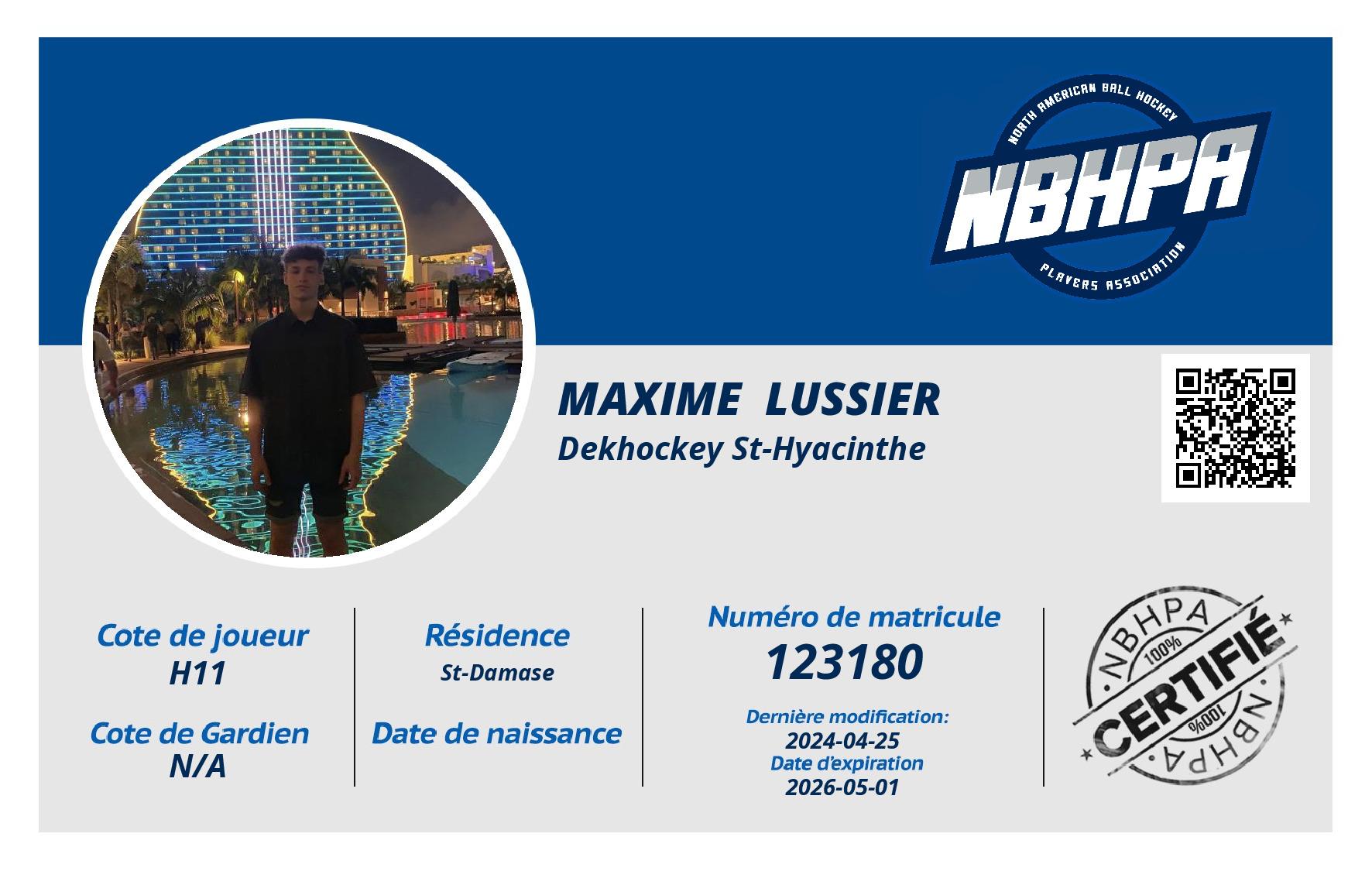 Maxime  Lussier 