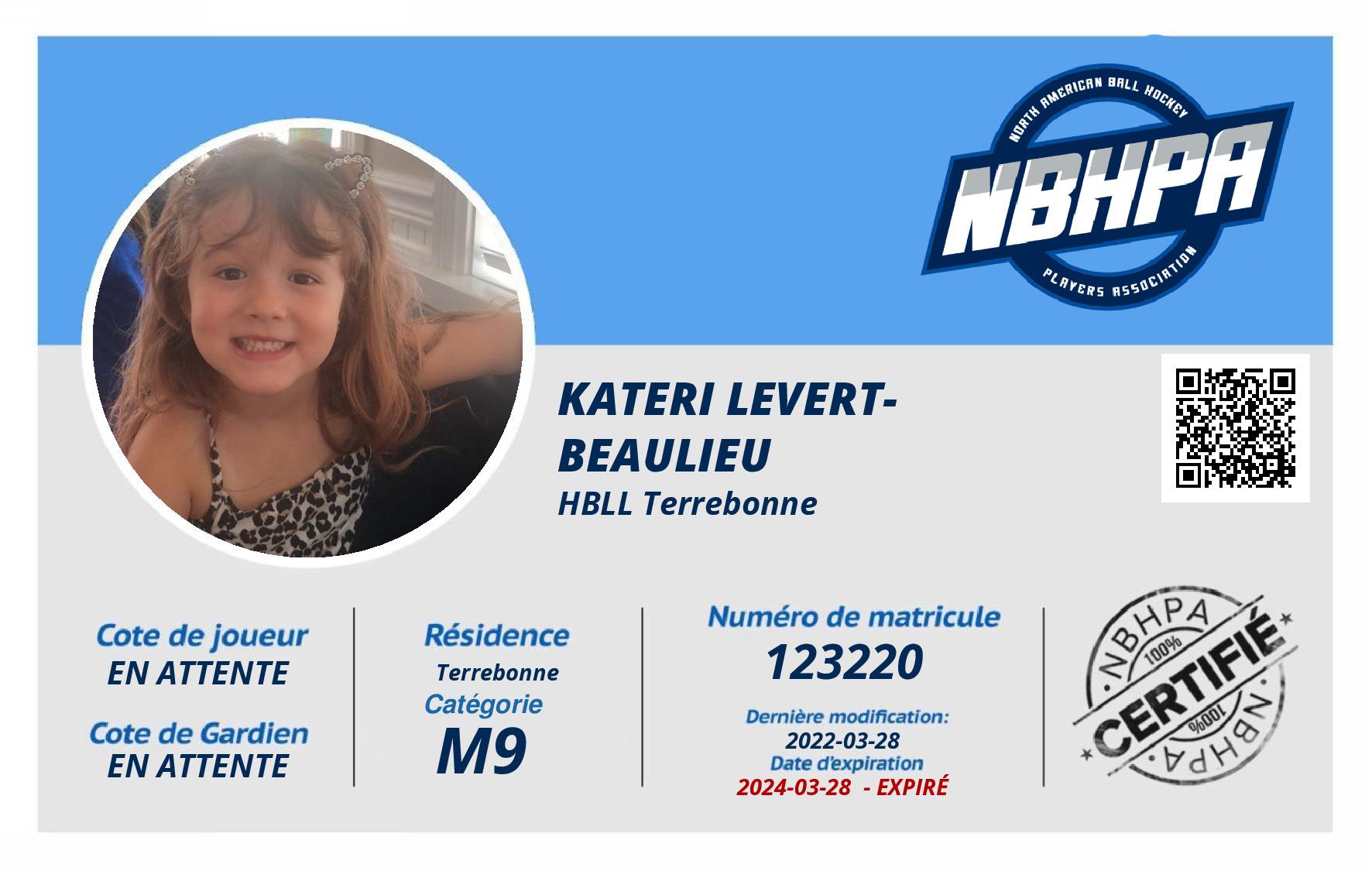 Kateri Levert-Beaulieu