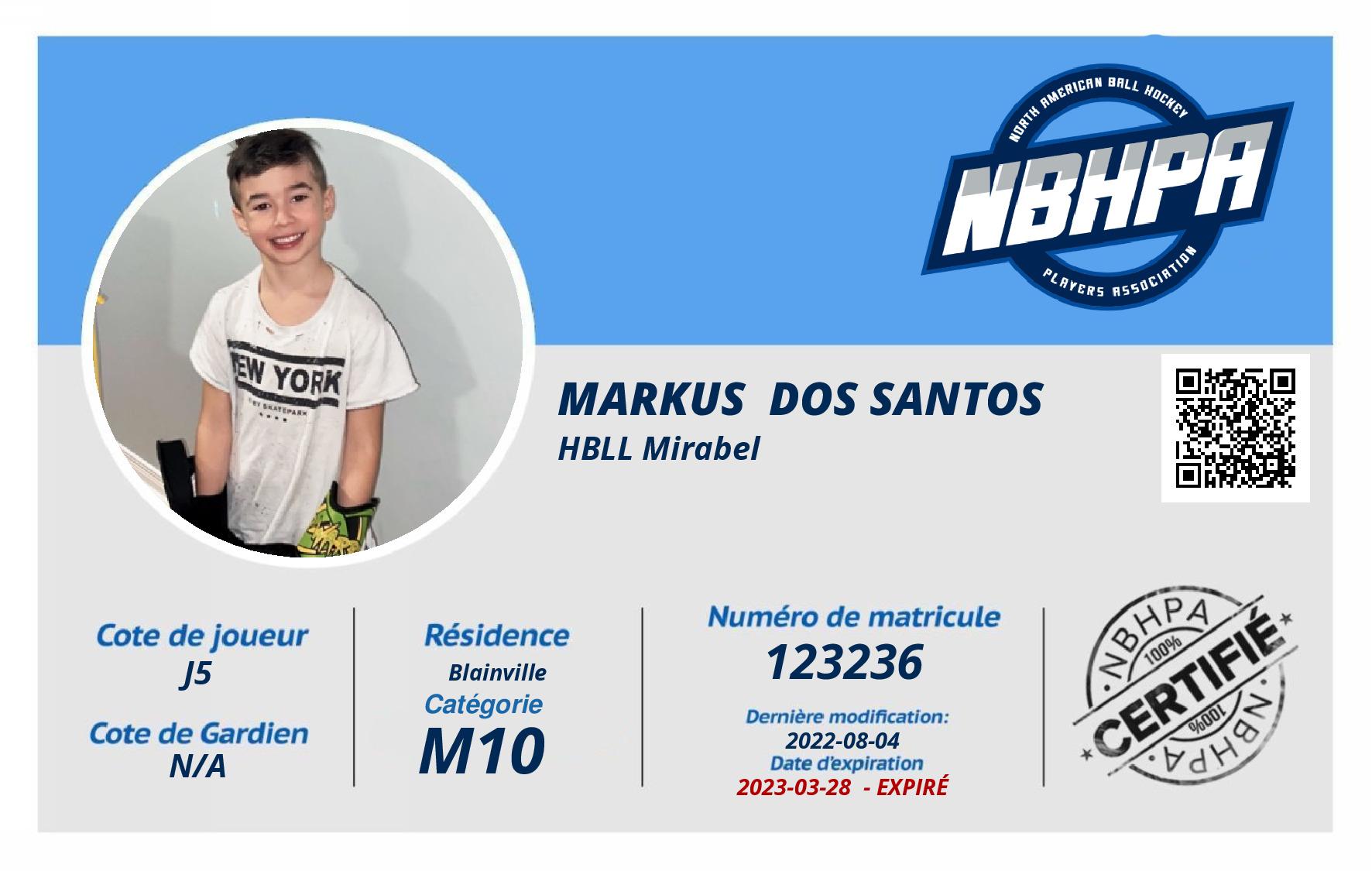 Markus  Dos Santos 