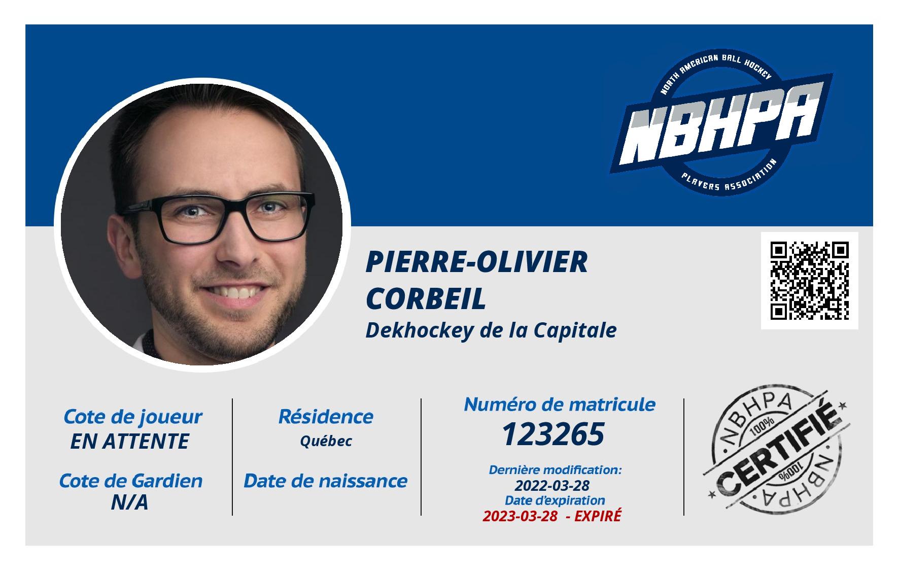 Pierre-Olivier Corbeil