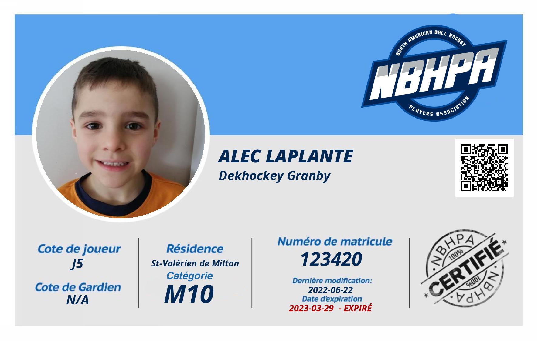 Alec Laplante