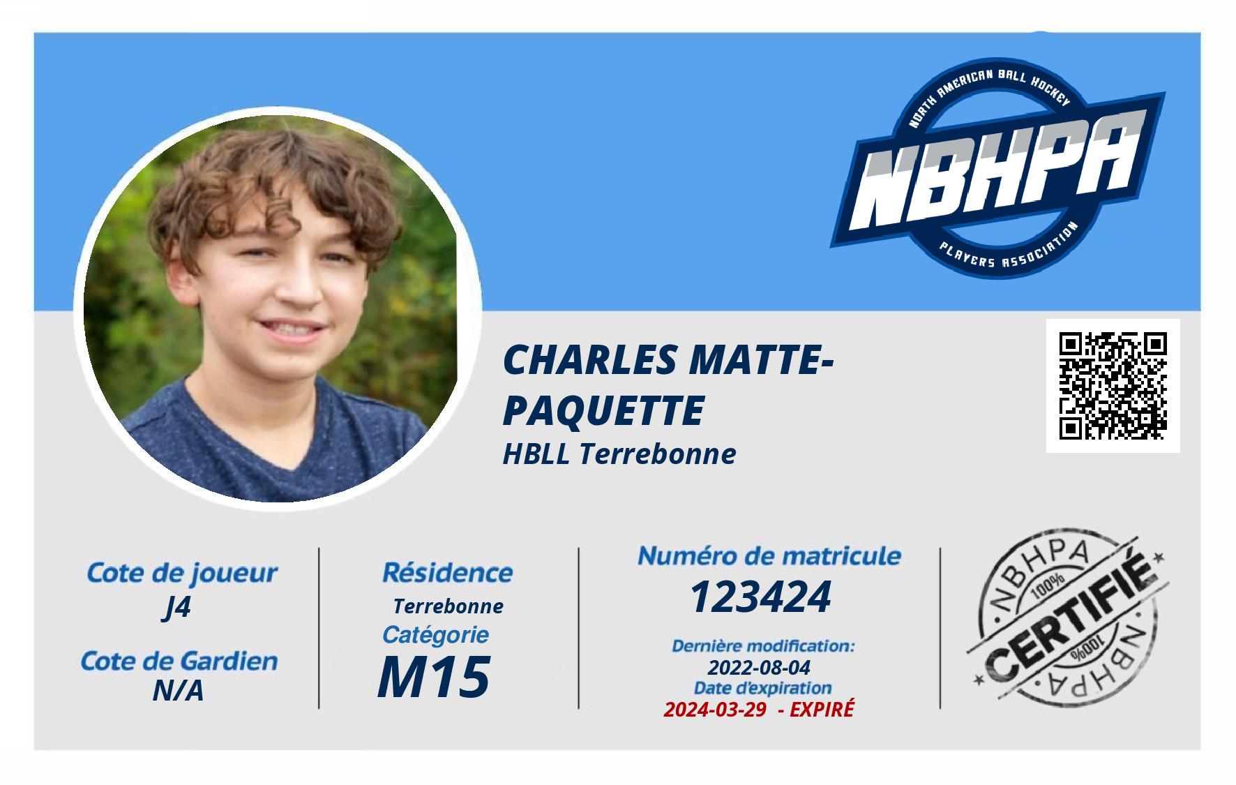 Charles Matte-Paquette