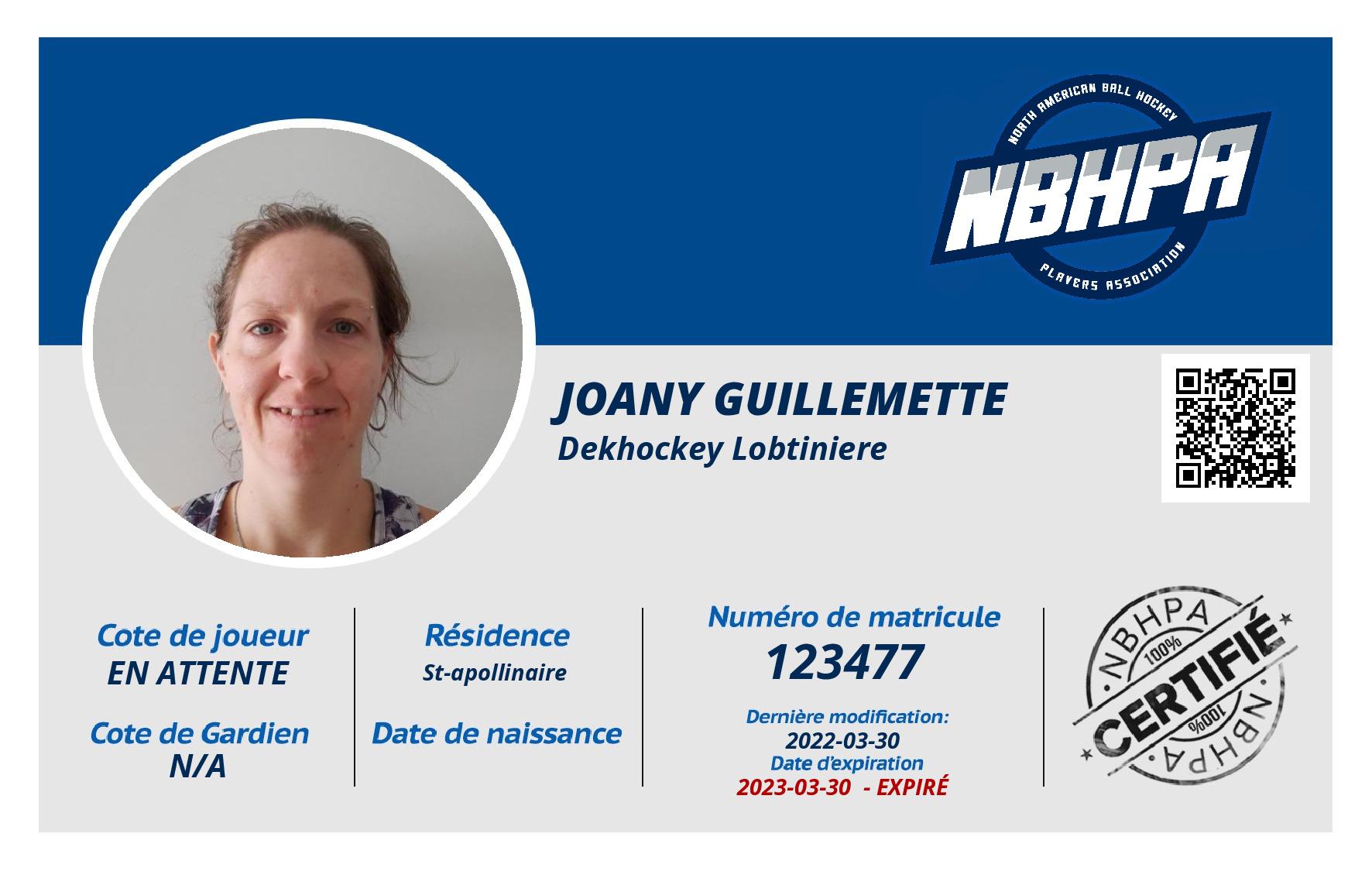 Joany Guillemette 
