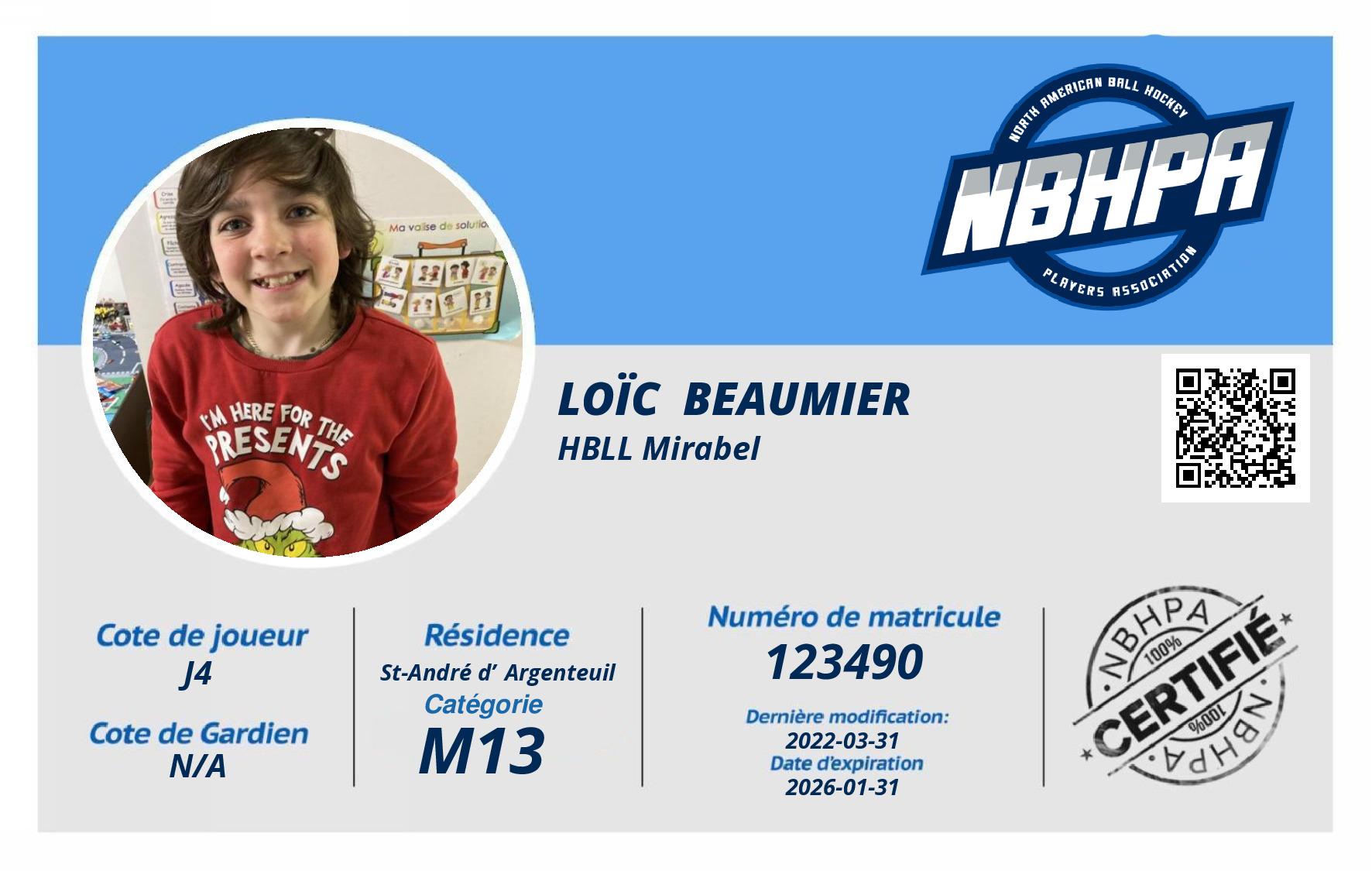 Loïc  Beaumier