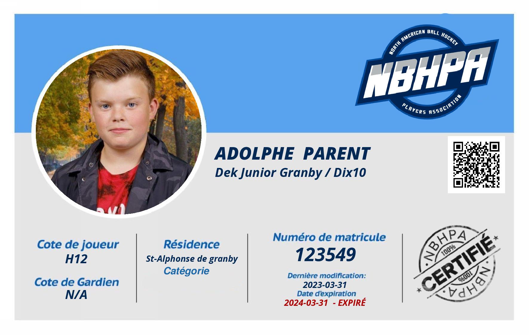 Adolphe  Parent