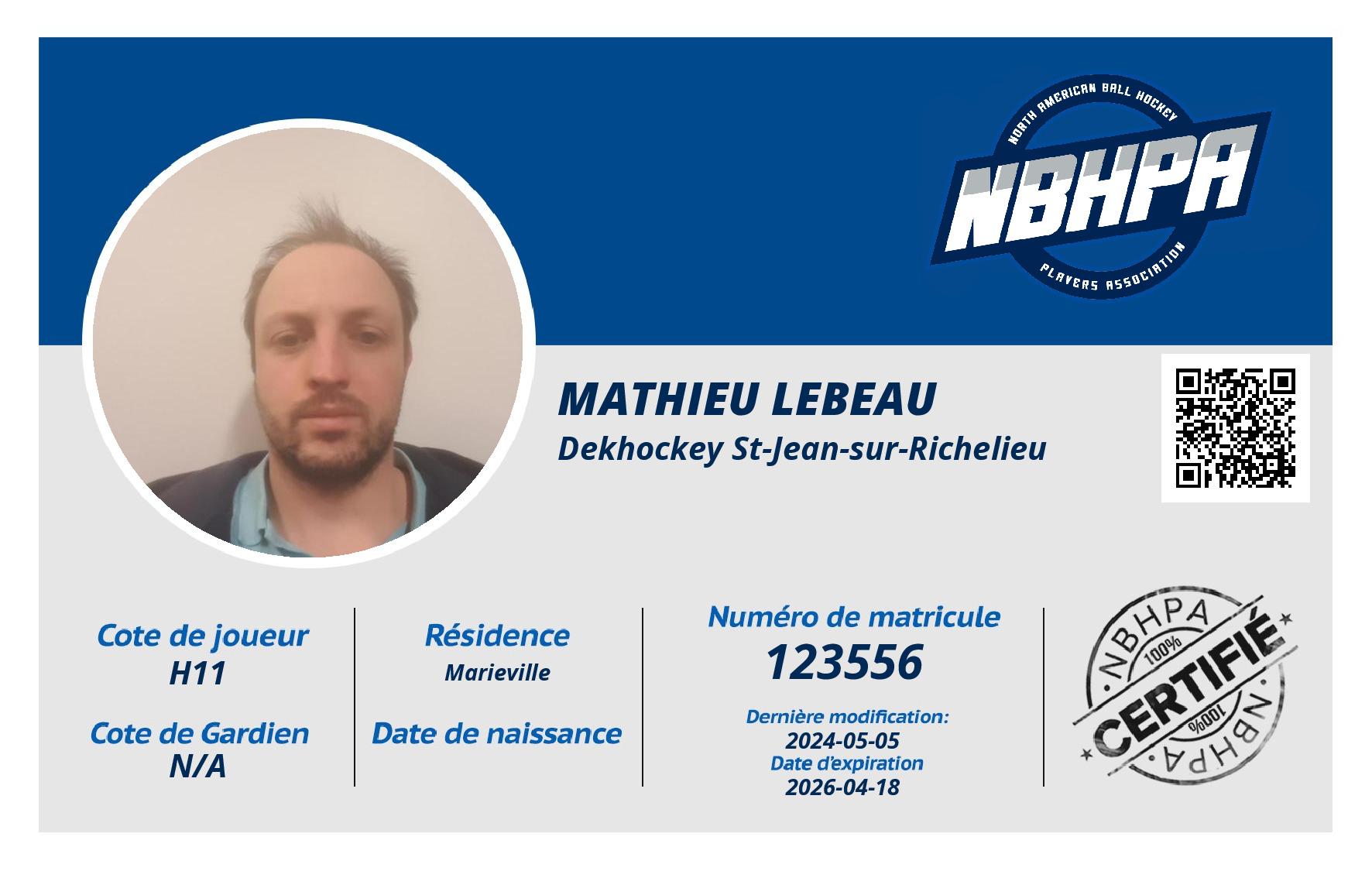 Mathieu Lebeau