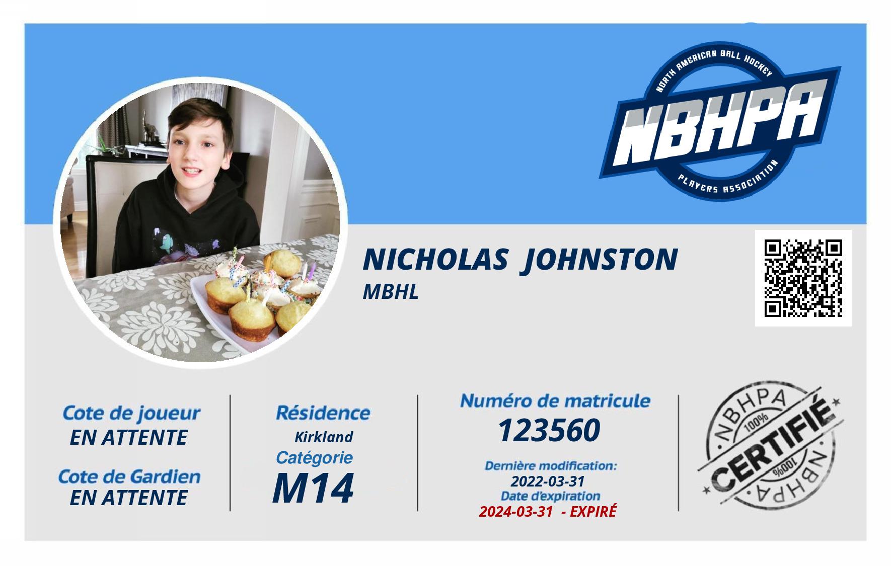 Nicholas  Johnston