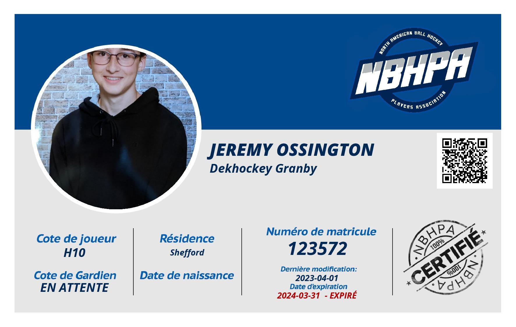 Jeremy Ossington