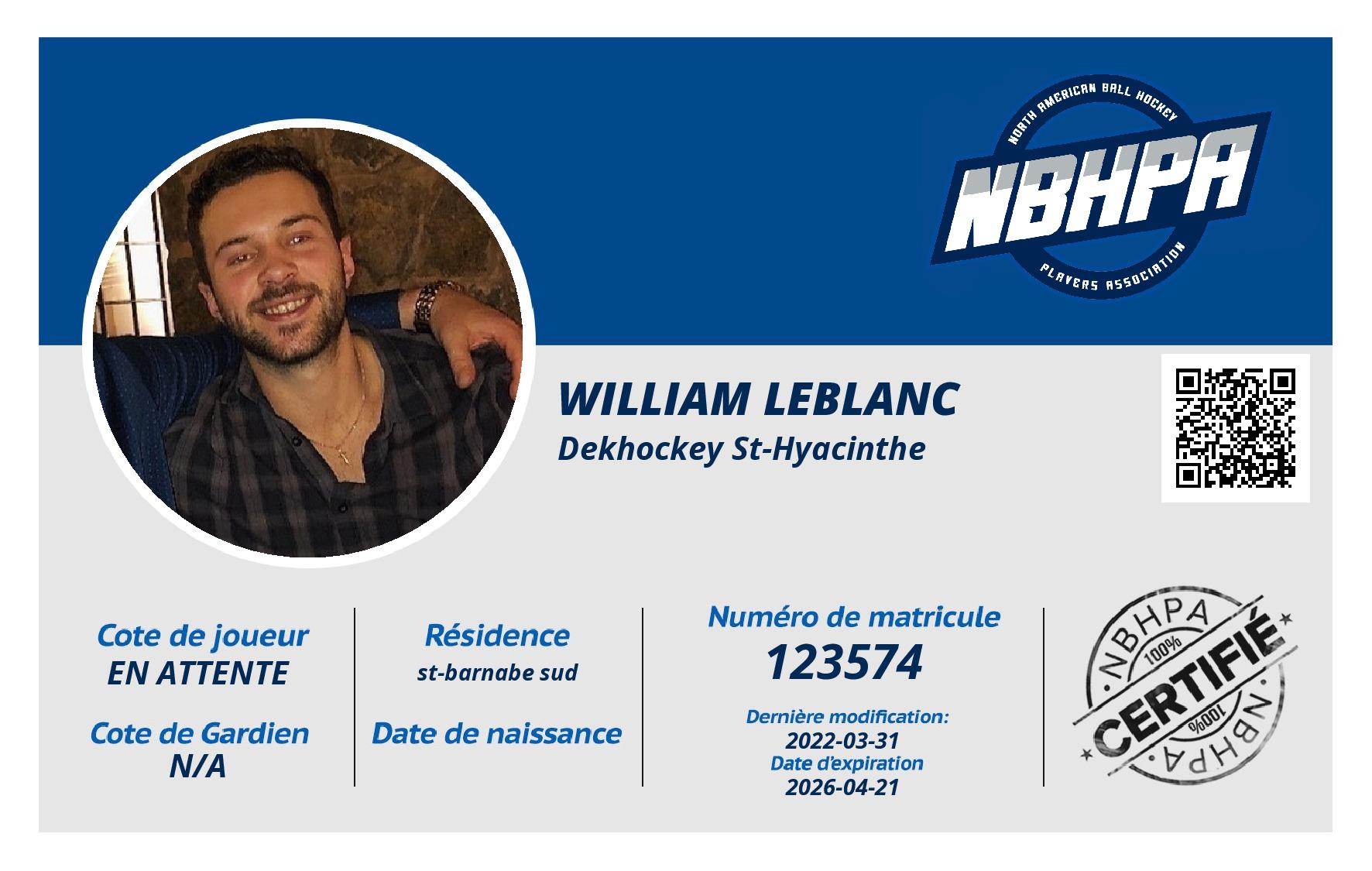 william leblanc