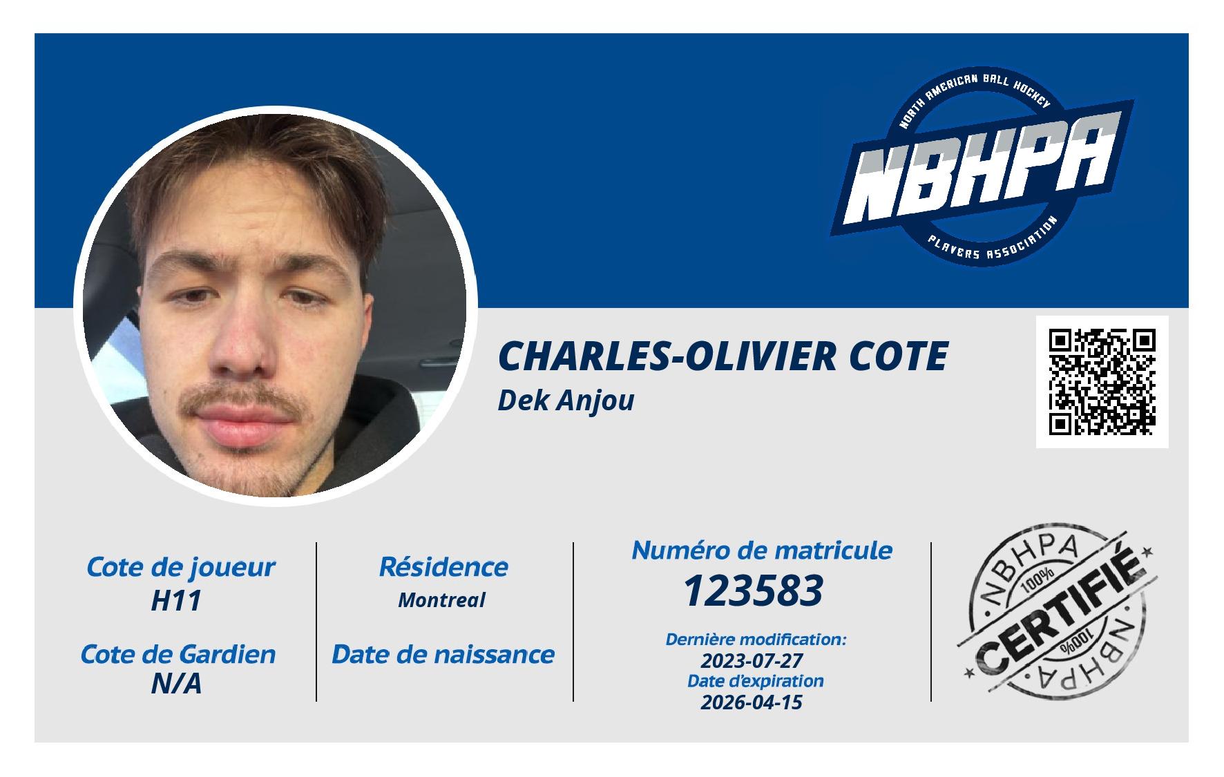 Charles-Olivier Cote