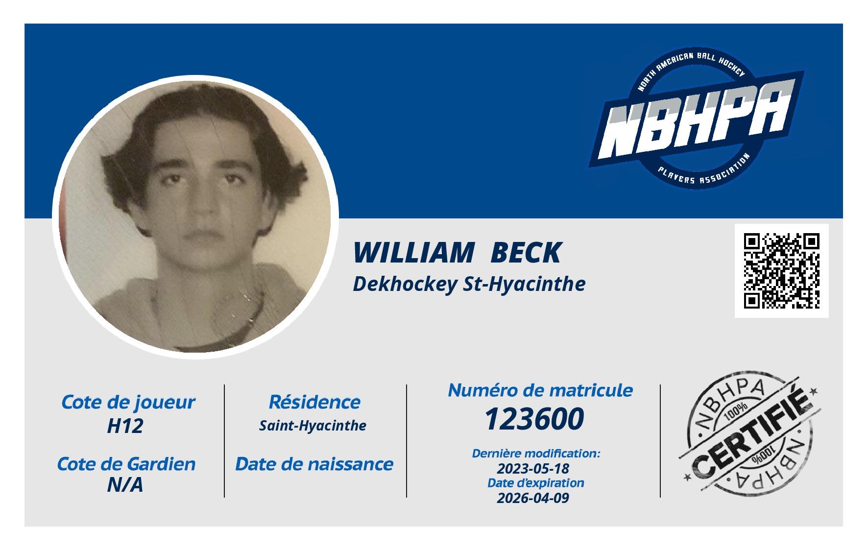 William  Beck