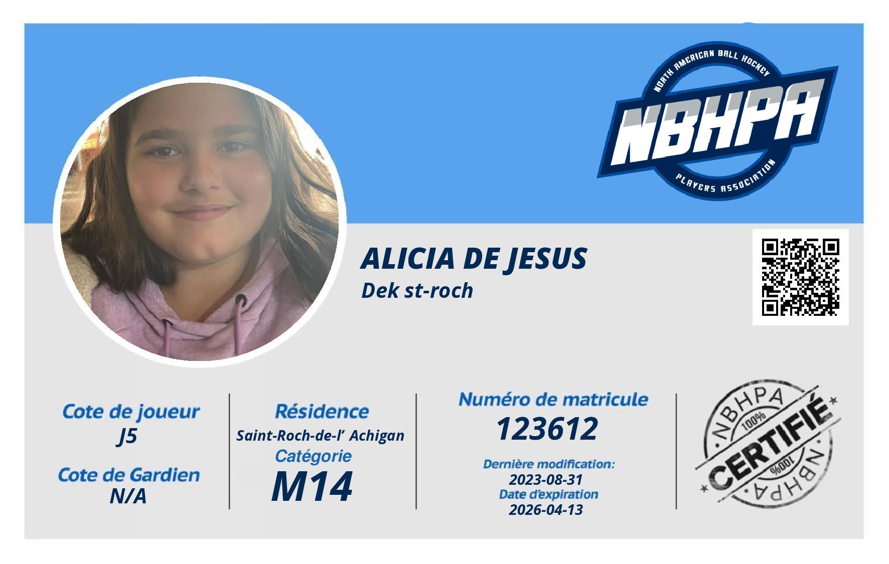 Alicia De jesus