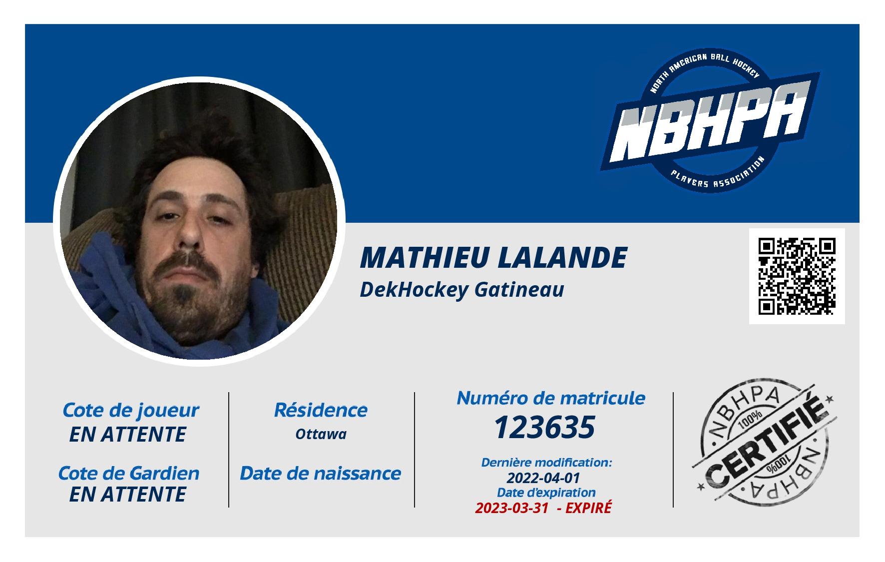 Mathieu Lalande