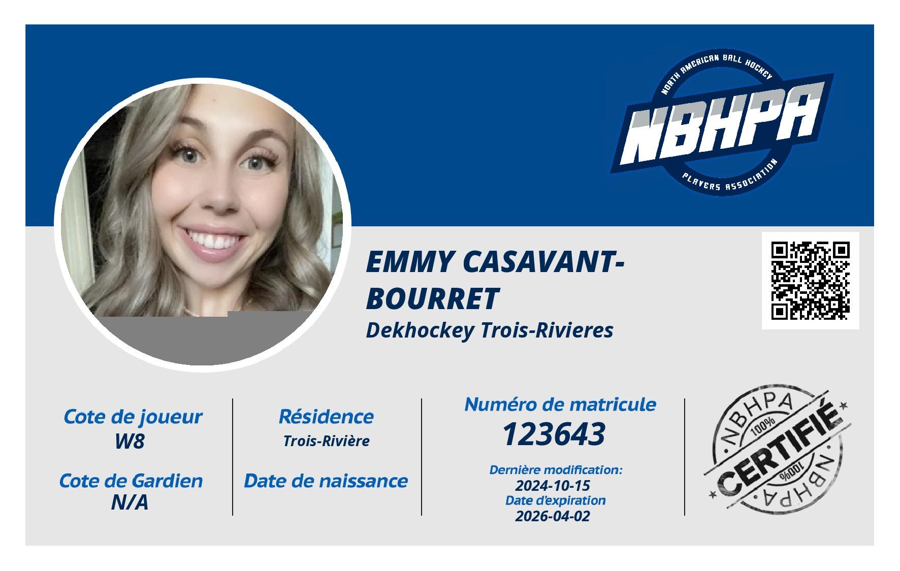 Emmy Casavant-Bourret