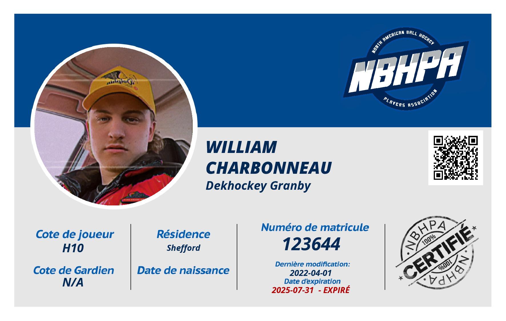 William Charbonneau