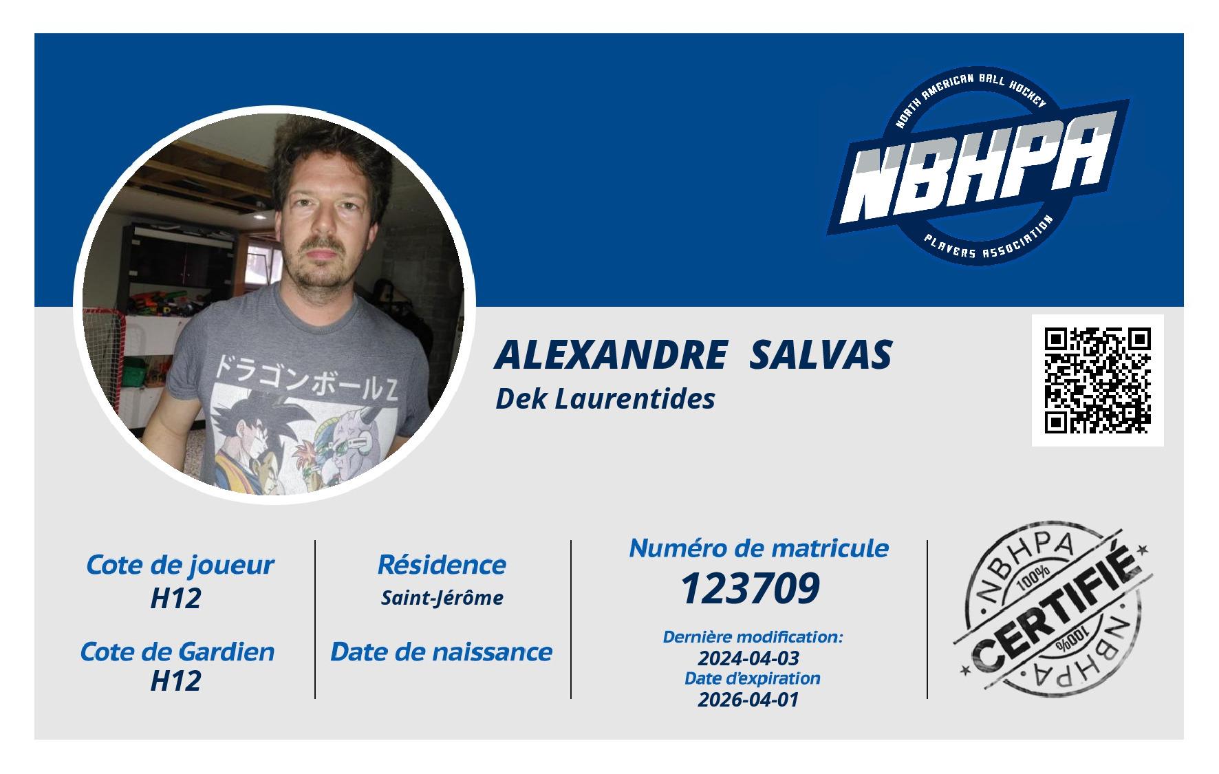 Alexandre  Salvas