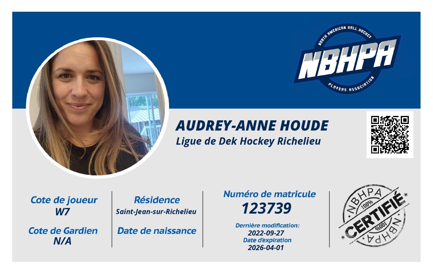 Audrey-Anne Houde