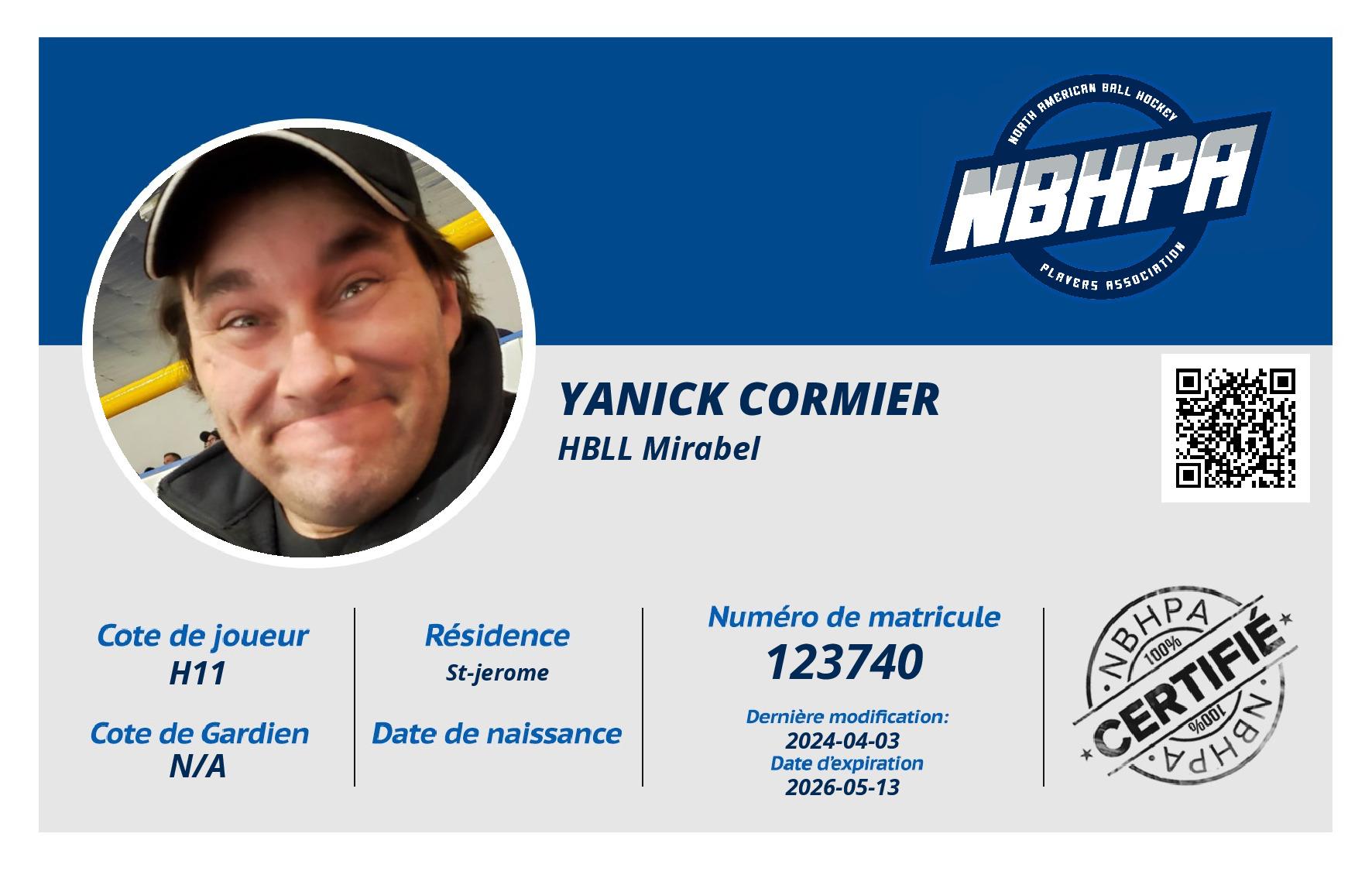 Yanick Cormier