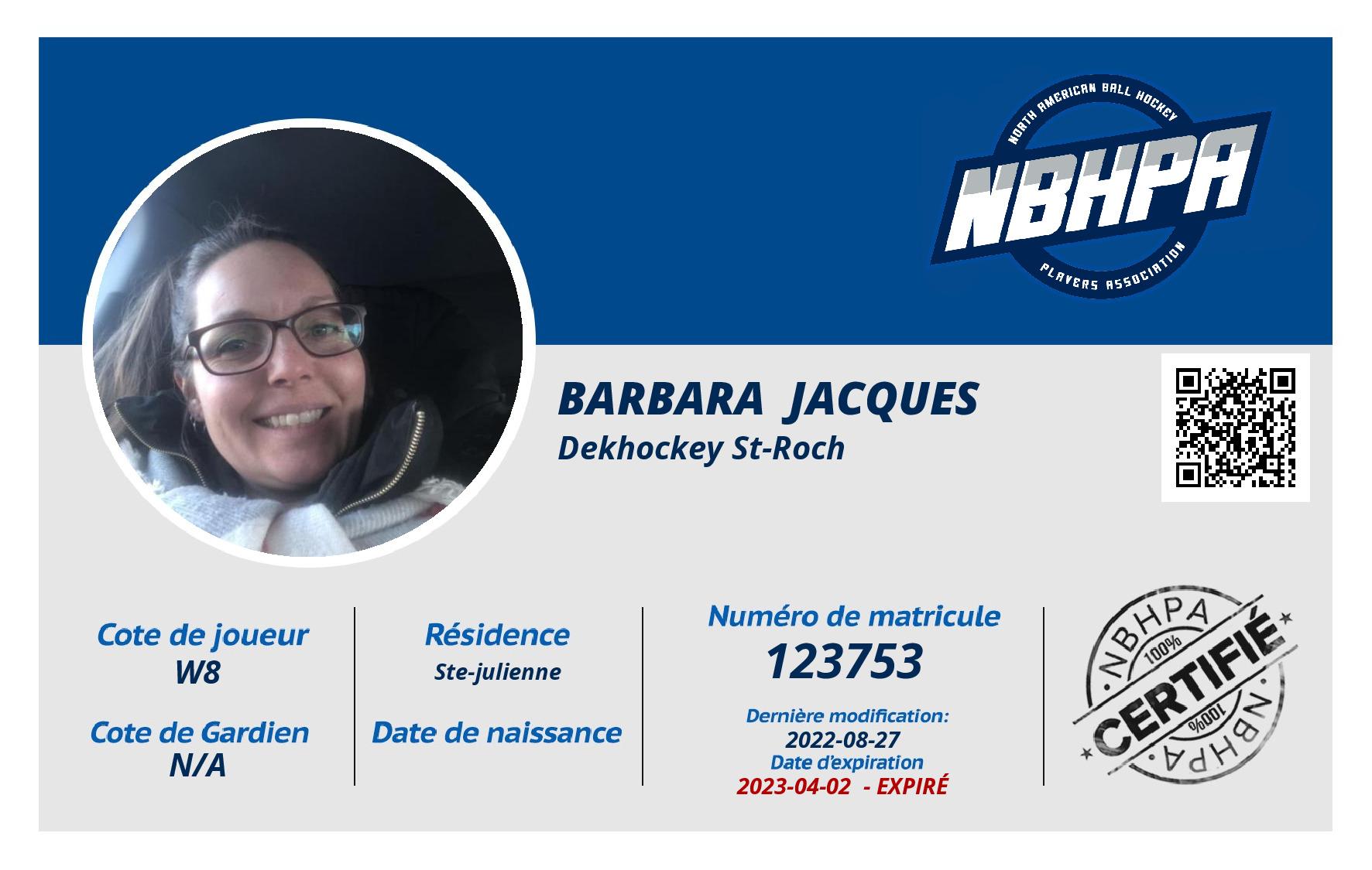 Barbara  Jacques 