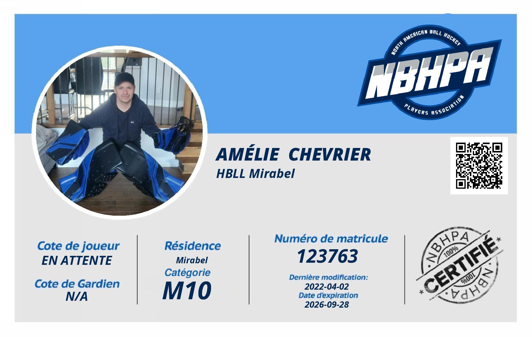 Amélie  Chevrier 