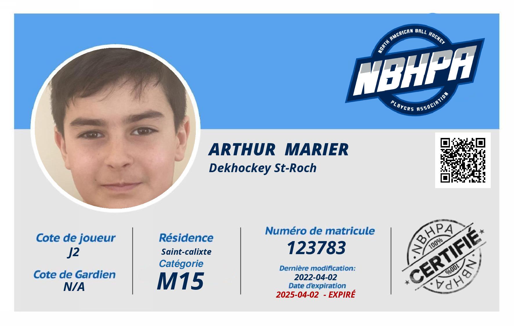 Arthur  Marier